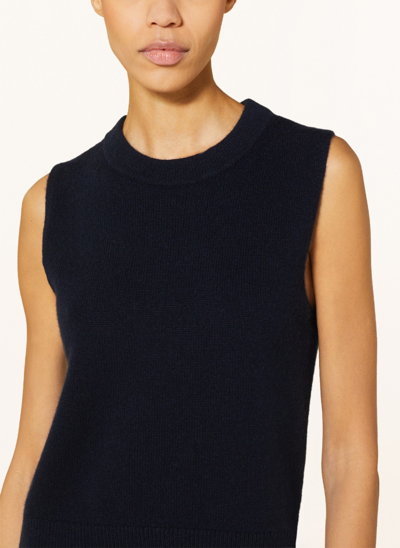 SMINFINITY Cashmere sweater vest, Color: DARK BLUE (Image 4)