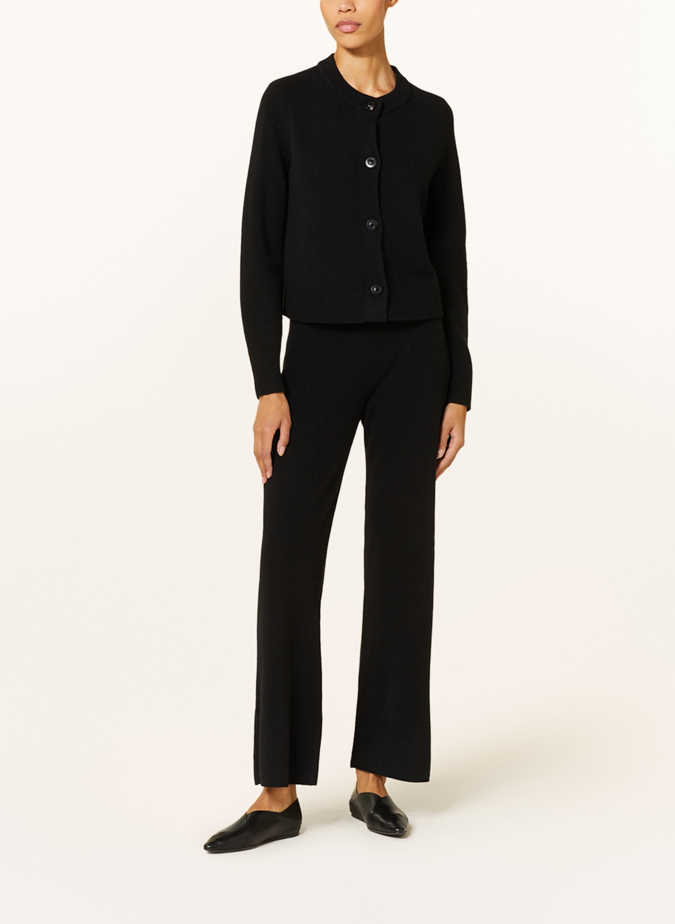 SMINFINITY Cashmere cardigan, Color: BLACK (Image 2)