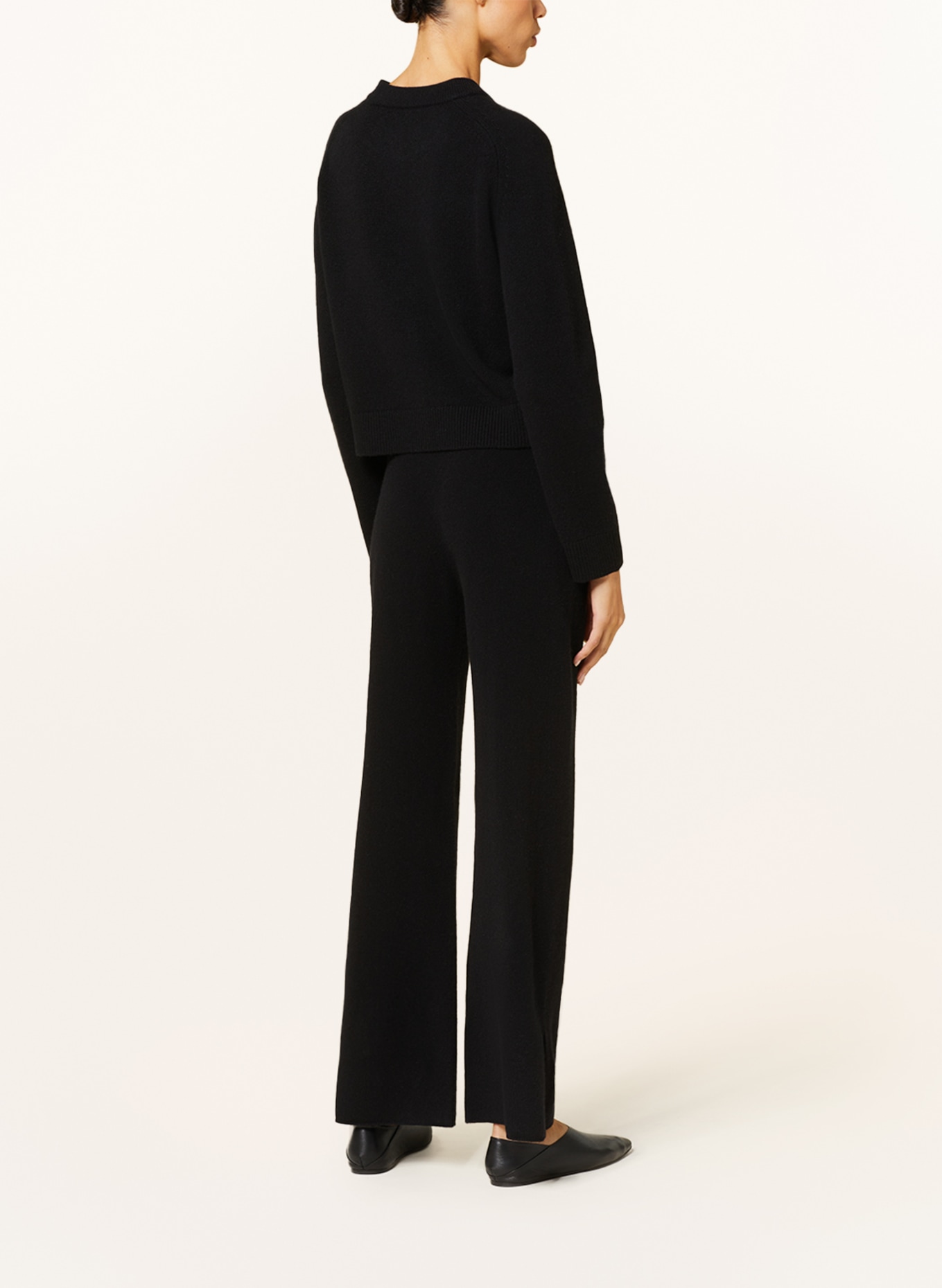 SMINFINITY Cashmere cardigan, Color: BLACK (Image 3)