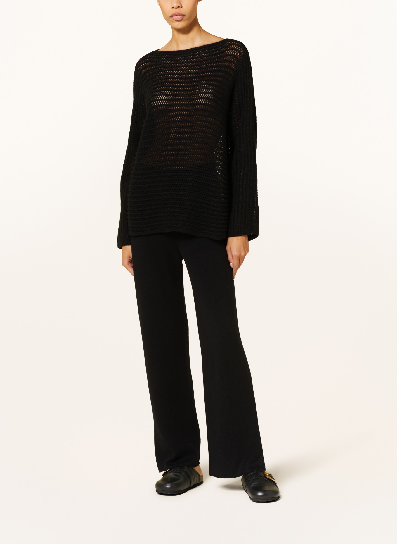 SMINFINITY Pullover mit Cashmere, Farbe: SCHWARZ (Bild 2)