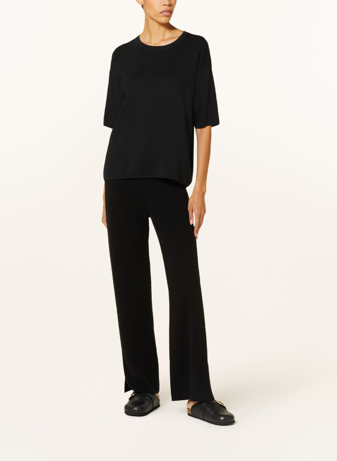 SMINFINITY Knit shirt, Color: BLACK (Image 2)