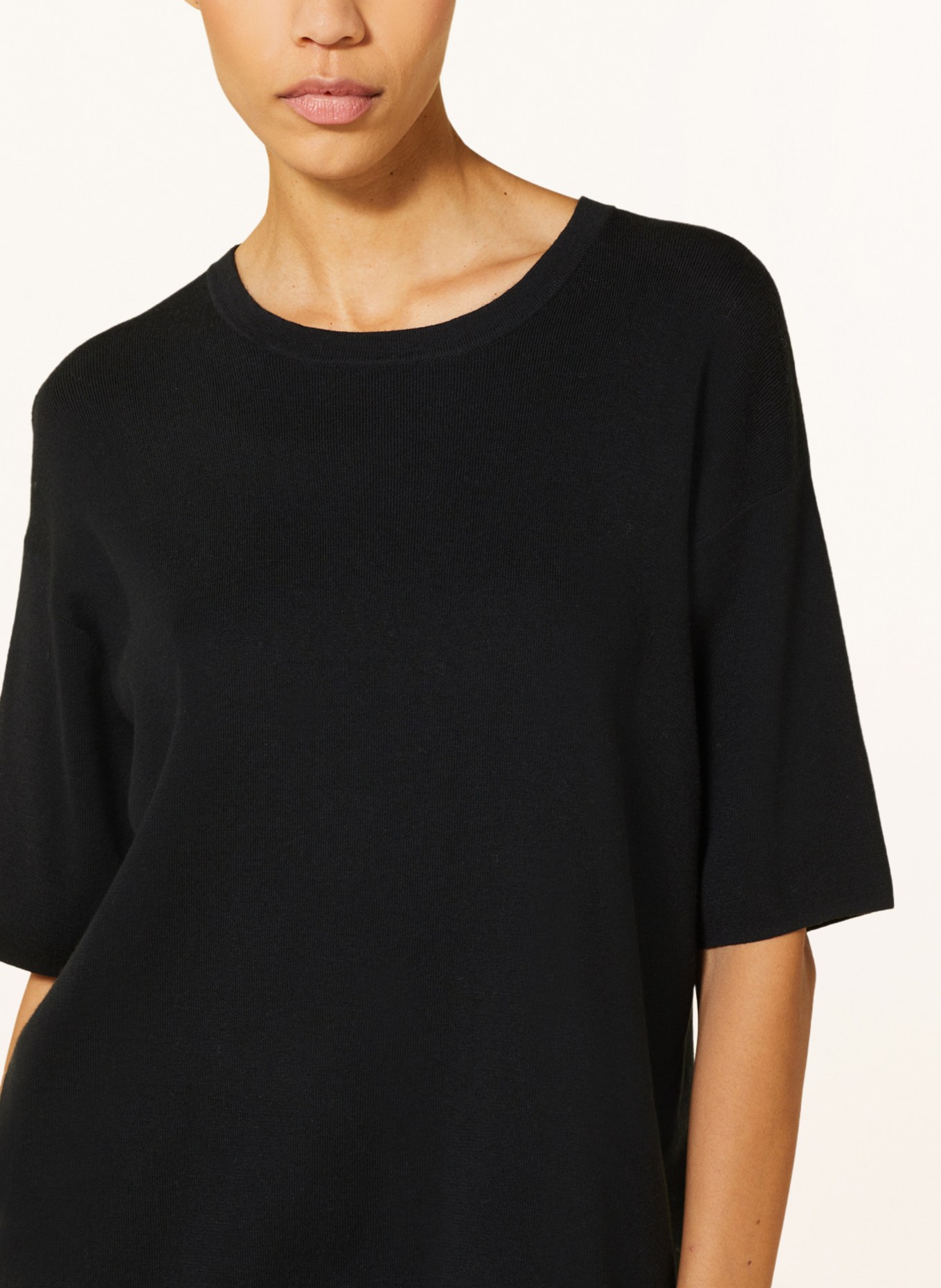 SMINFINITY Knit shirt, Color: BLACK (Image 4)