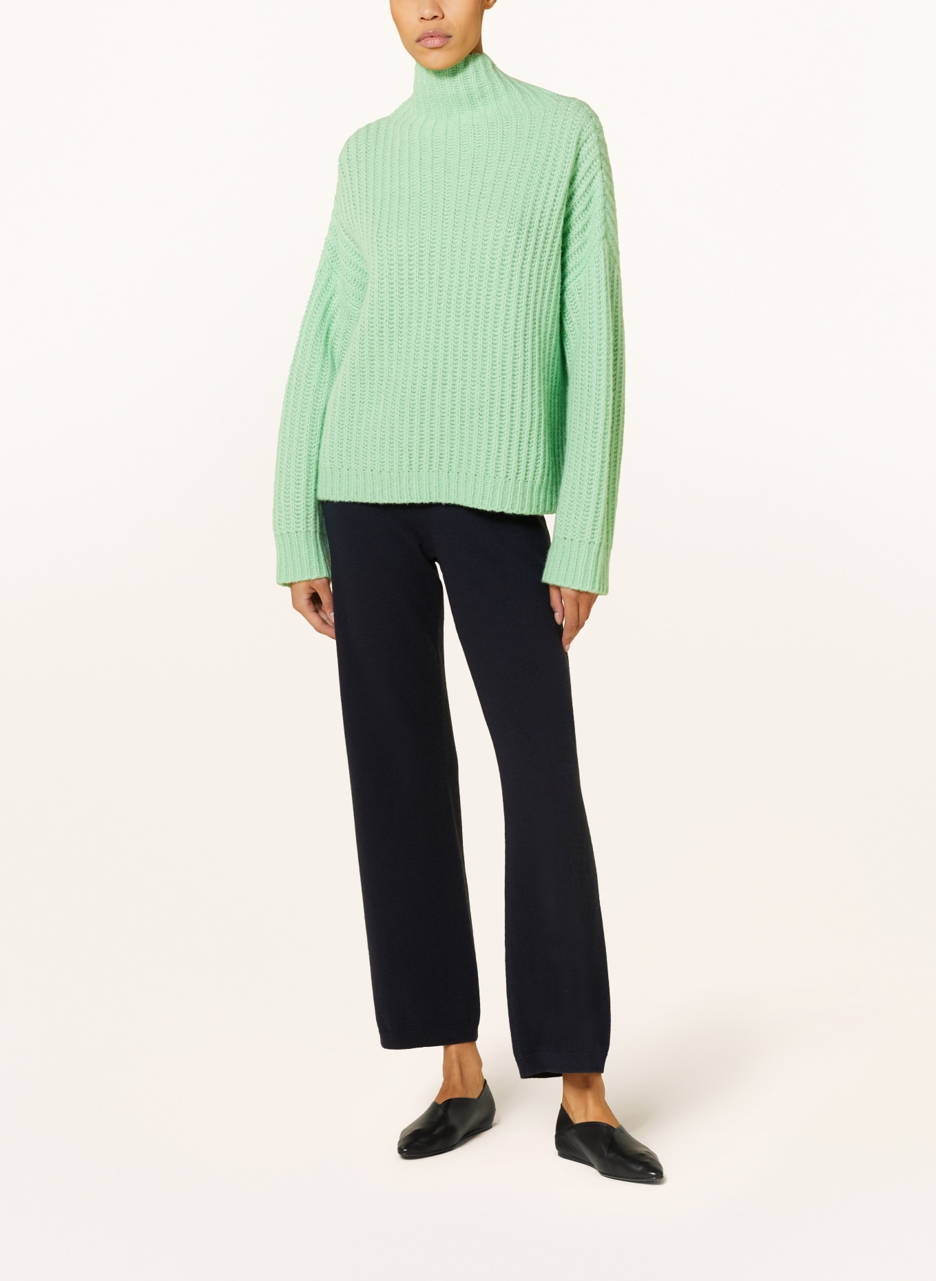 SMINFINITY Cashmere-Pullover, Farbe: HELLGRÜN (Bild 2)