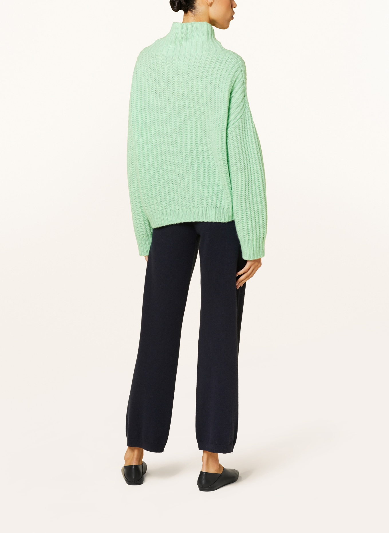 SMINFINITY Cashmere-Pullover, Farbe: HELLGRÜN (Bild 3)