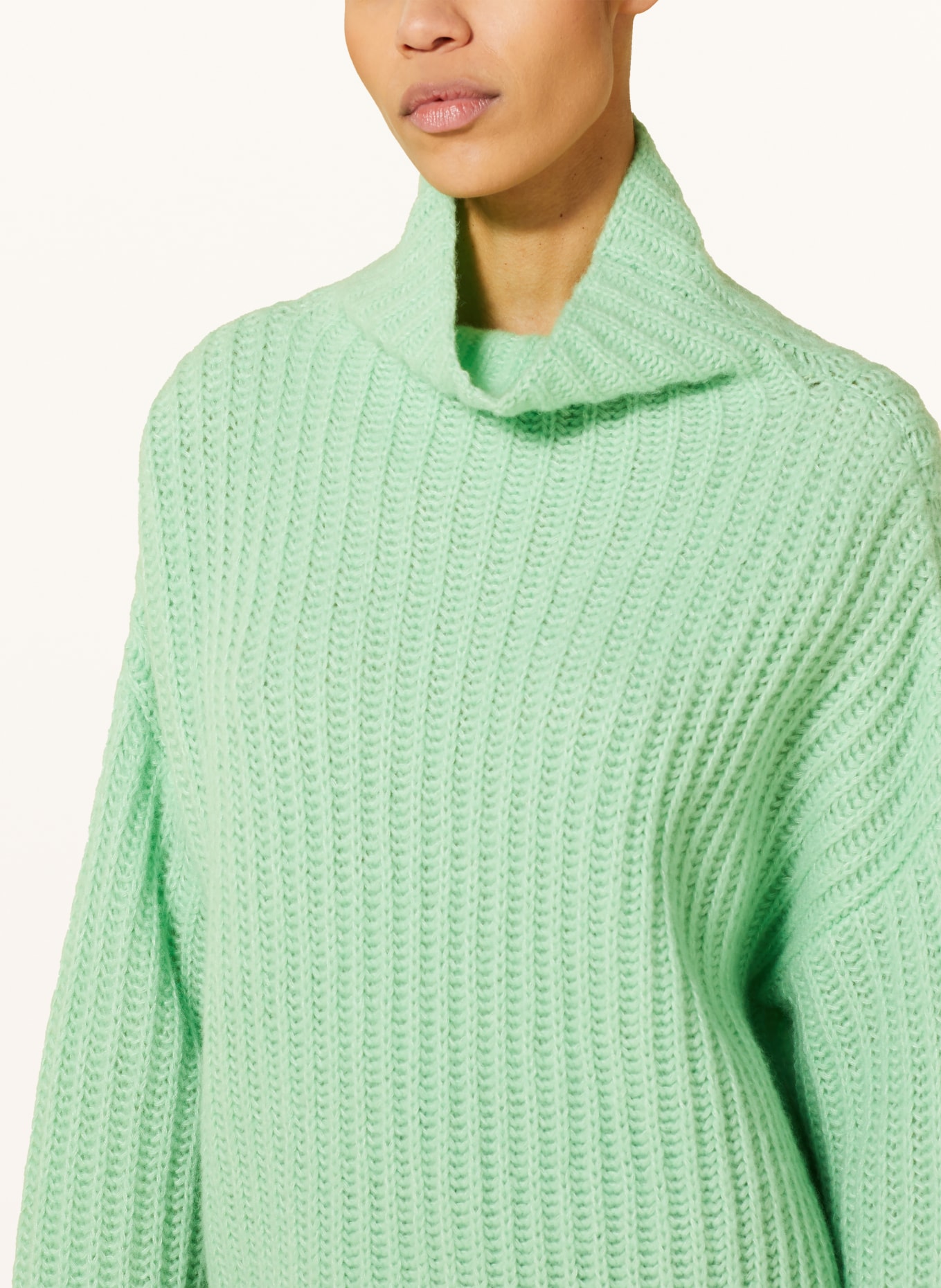 SMINFINITY Sweter z kaszmiru, Kolor: JASNOZIELONY (Obrazek 4)