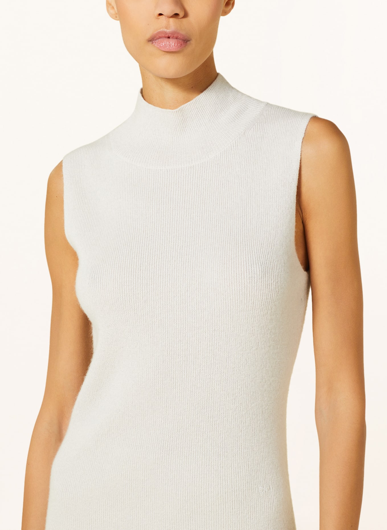 SMINFINITY Knit top with cashmere, Color: CREAM (Image 4)