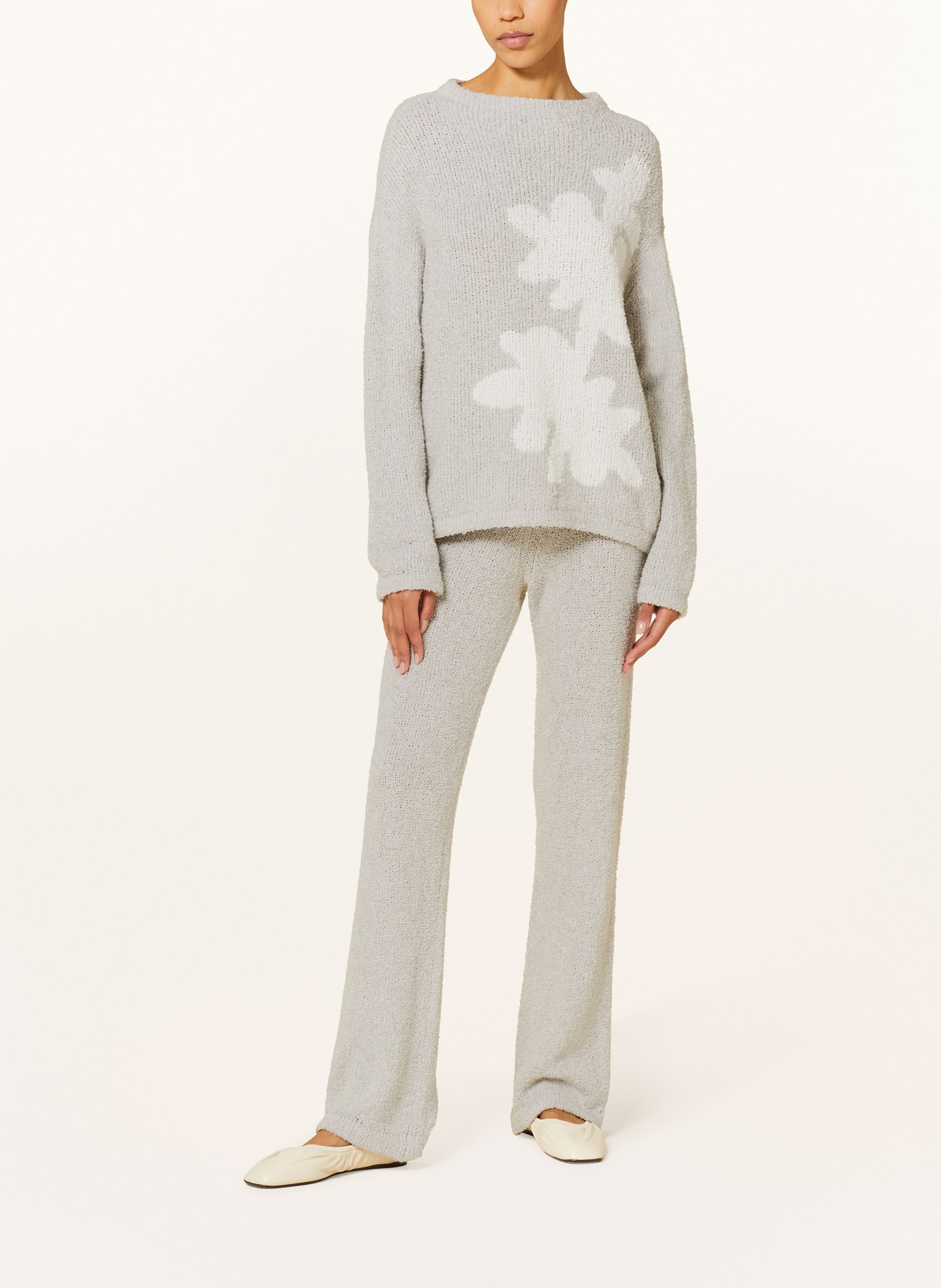 SMINFINITY Pullover, Farbe: HELLGRAU/ WEISS (Bild 2)