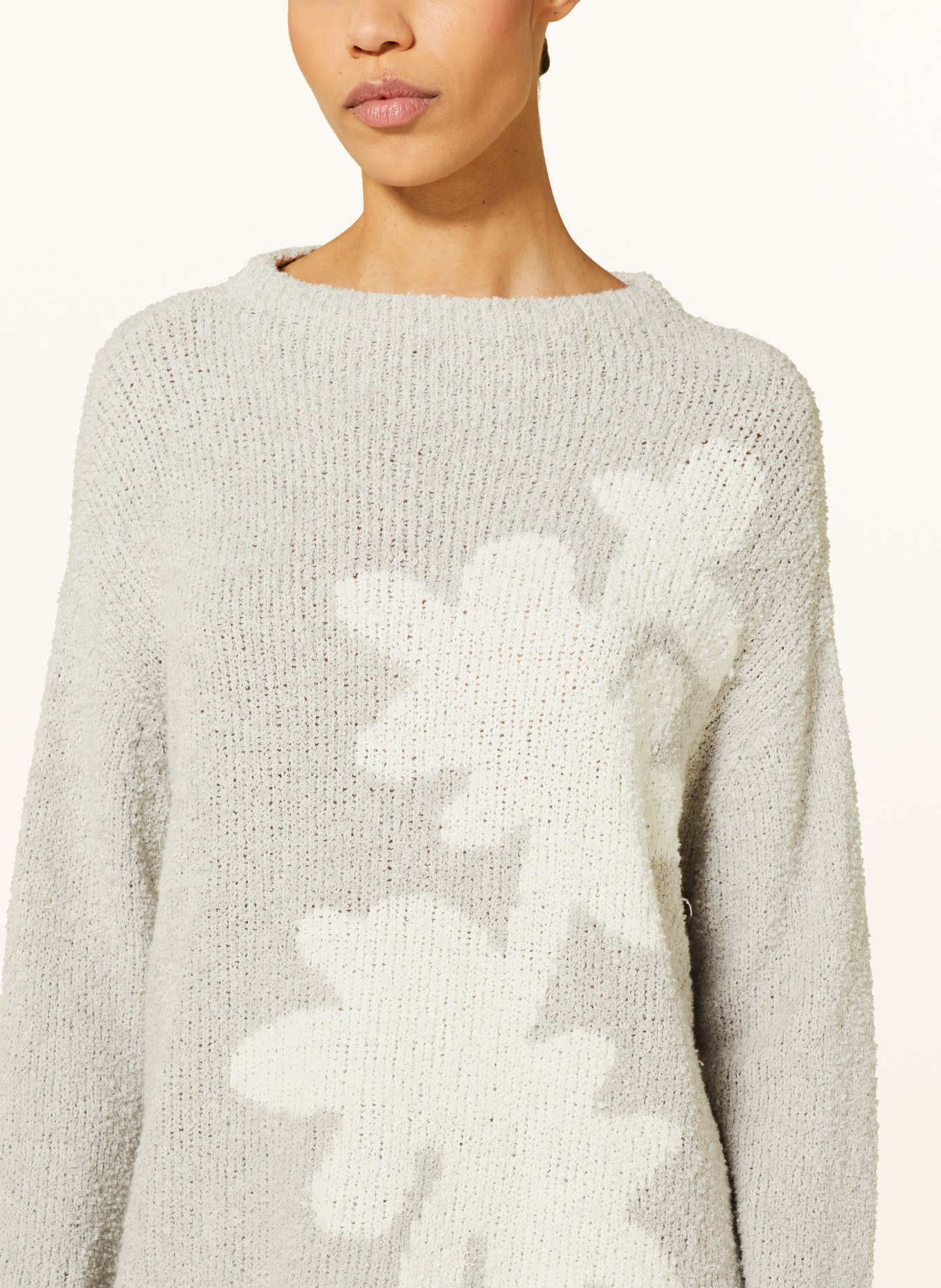 SMINFINITY Pullover, Farbe: HELLGRAU/ WEISS (Bild 4)
