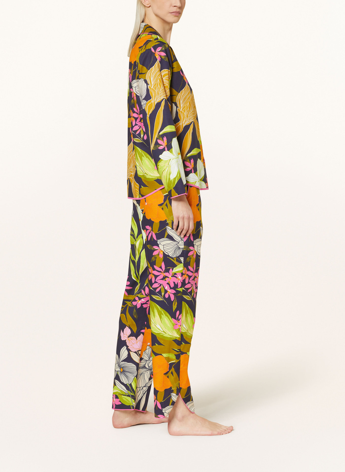 cyberjammies Spodnie od piżamy, Kolor: GRANATOWY/ MOCNORÓŻOWY/ POMARAŃCZOWY (Obrazek 4)