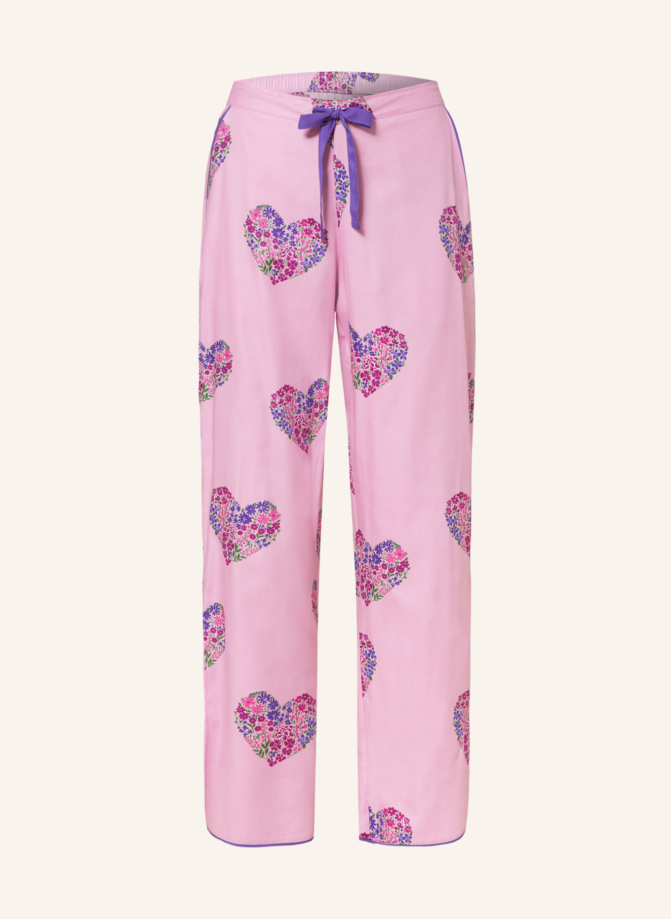 cyberjammies Spodnie od piżamy VALENTINA, Kolor: MOCNORÓŻOWY/ LILA (Obrazek 1)