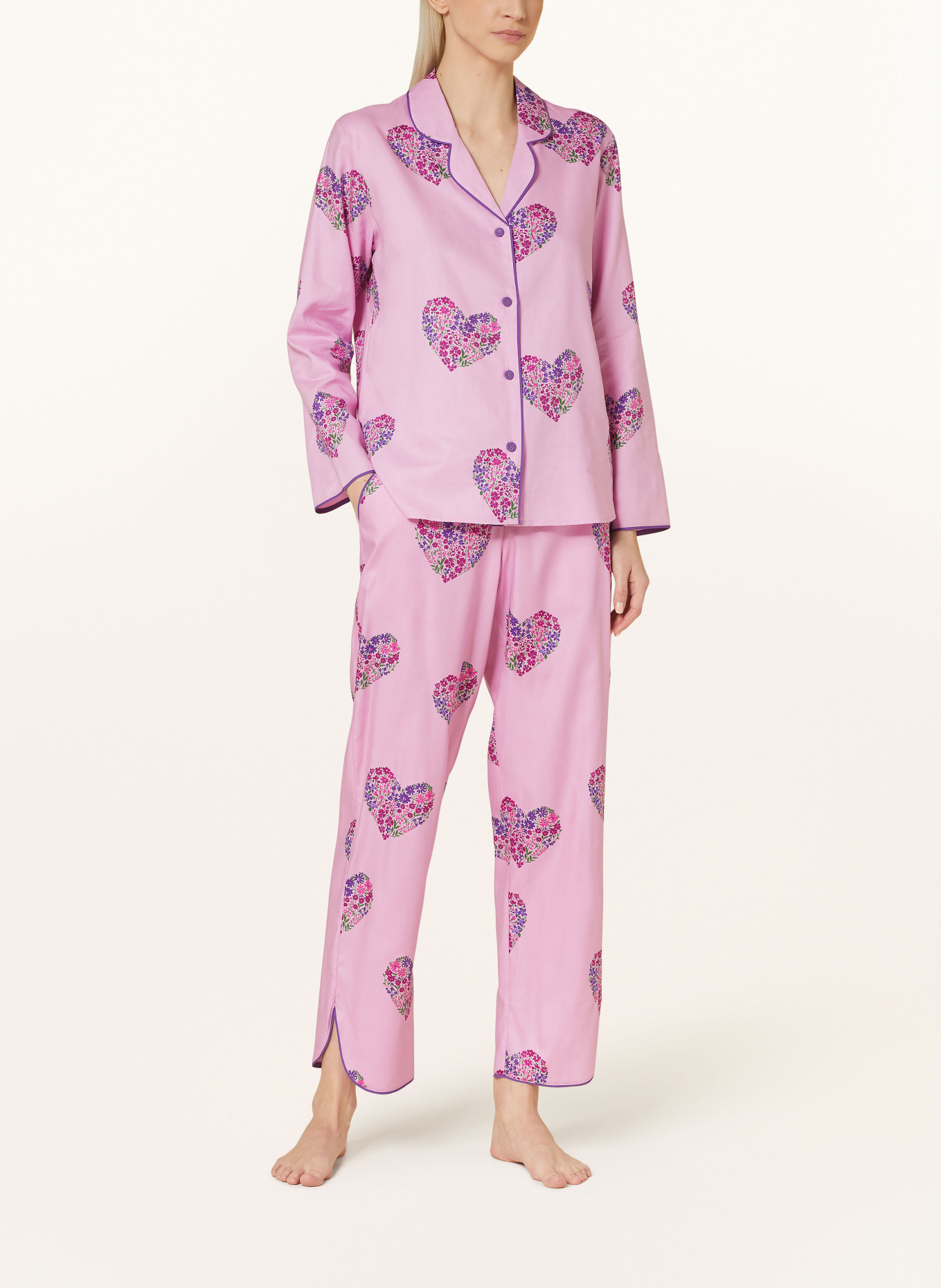 cyberjammies Pajama pants VALENTINA, Color: PINK/ PURPLE (Image 2)