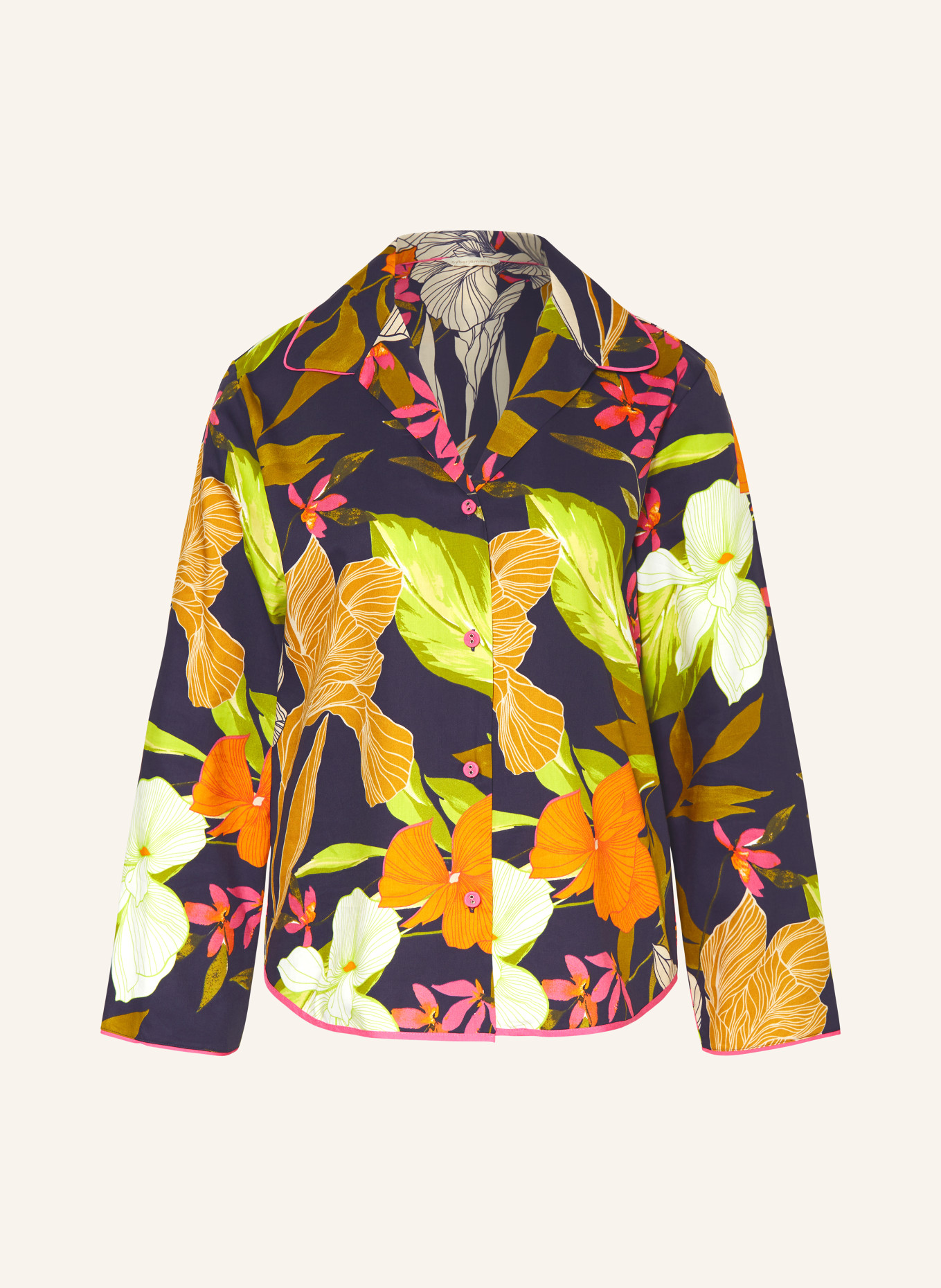 cyberjammies Koszulka od piżamy AVERY, Kolor: GRANATOWY/ POMARAŃCZOWY/ MOCNORÓŻOWY (Obrazek 1)