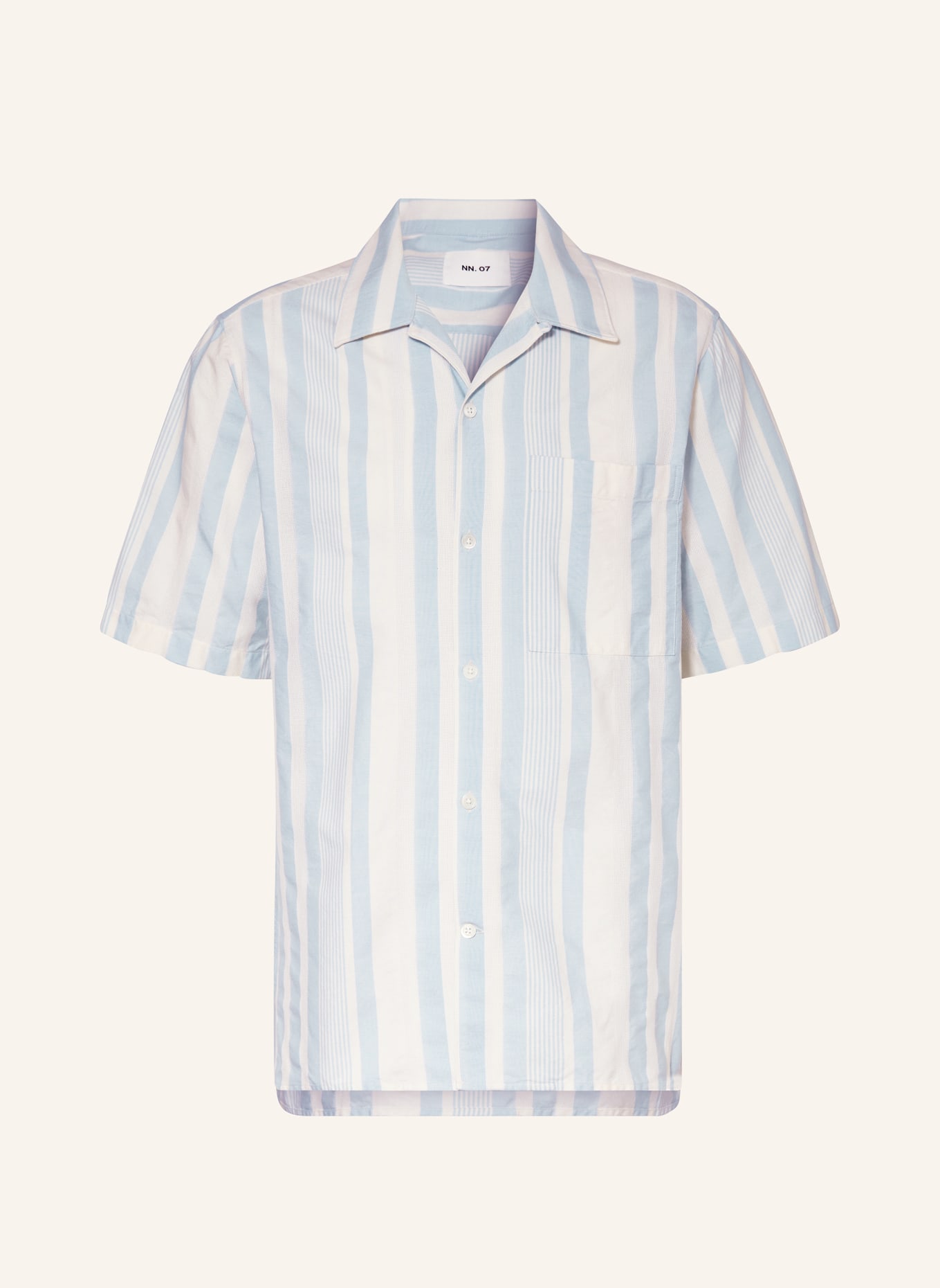 NN.07 Resort shirt JULIO comfort fit, Color: LIGHT BLUE/ ECRU (Image 1)