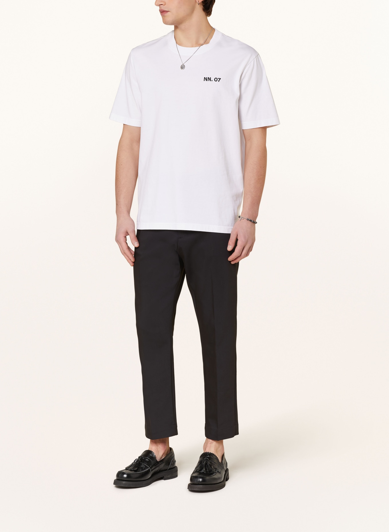 NN.07 T-shirt ADAM, Color: WHITE (Image 3)