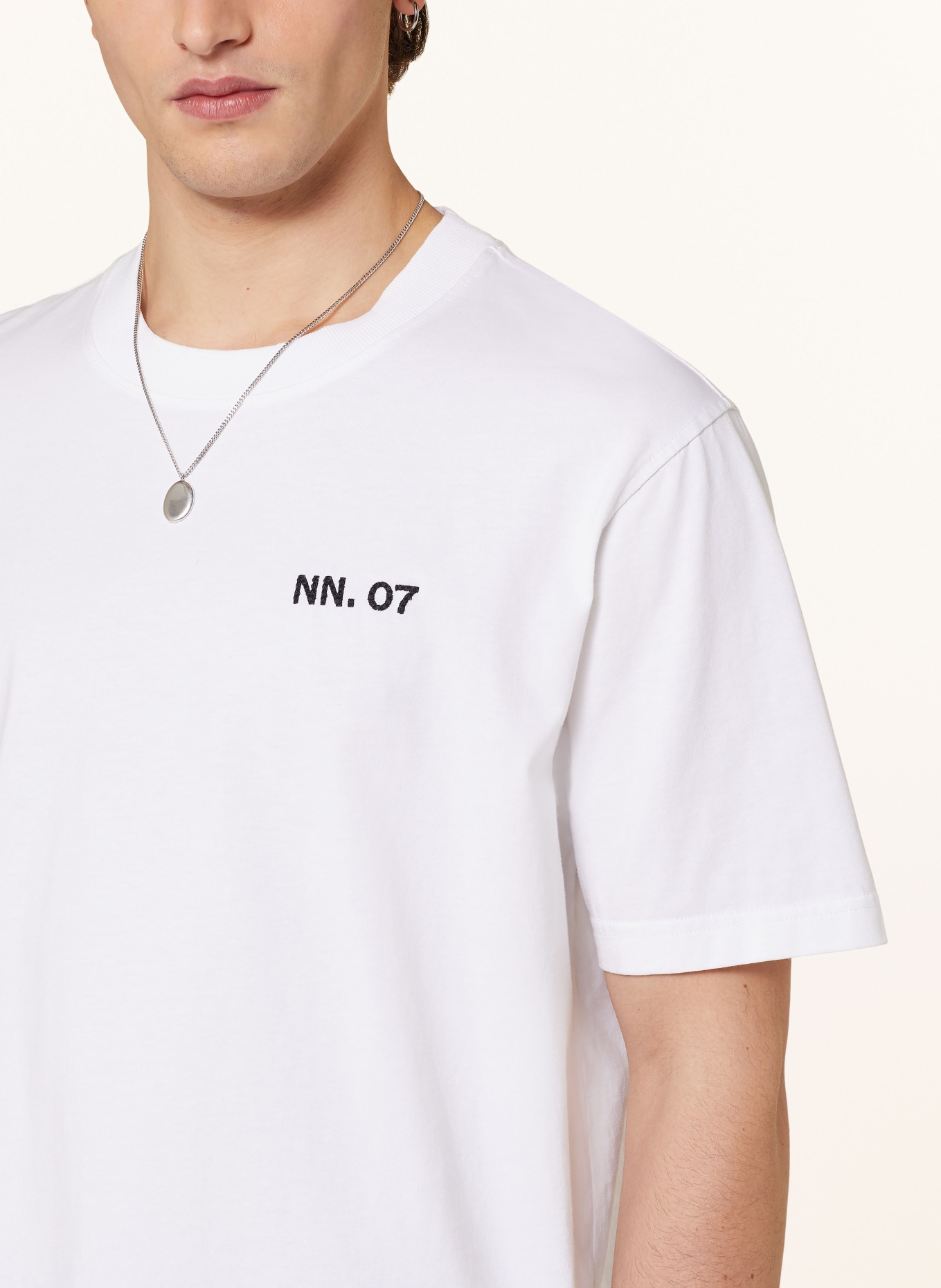 NN.07 T-shirt ADAM, Color: WHITE (Image 4)
