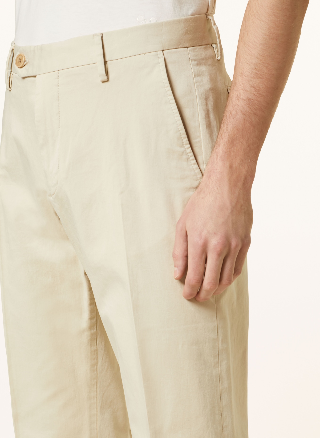 NN.07 Chinos WILHELM tapered fit, Color: ECRU (Image 5)