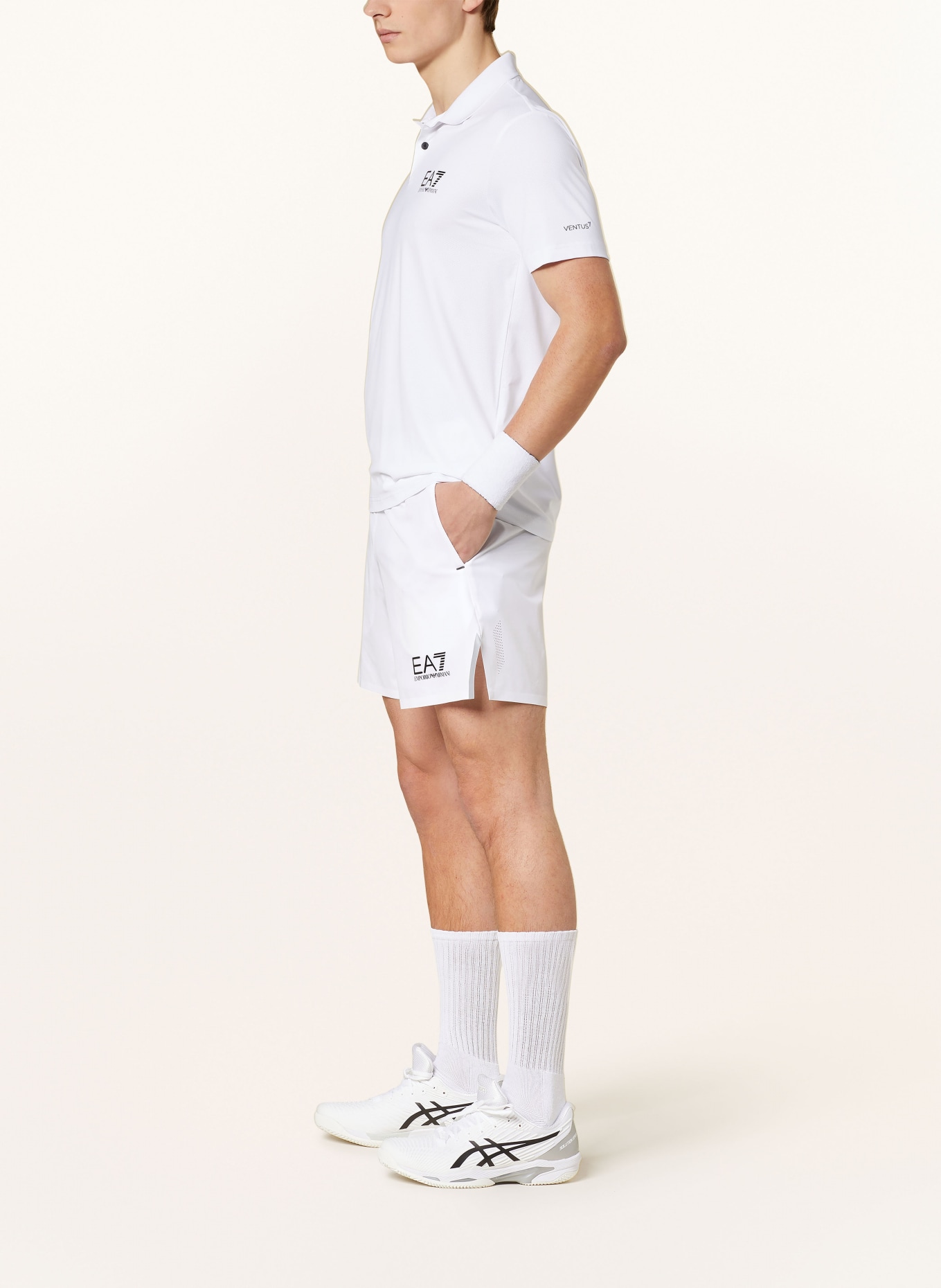 EA7 EMPORIO ARMANI Tennis shorts, Color: WHITE (Image 4)