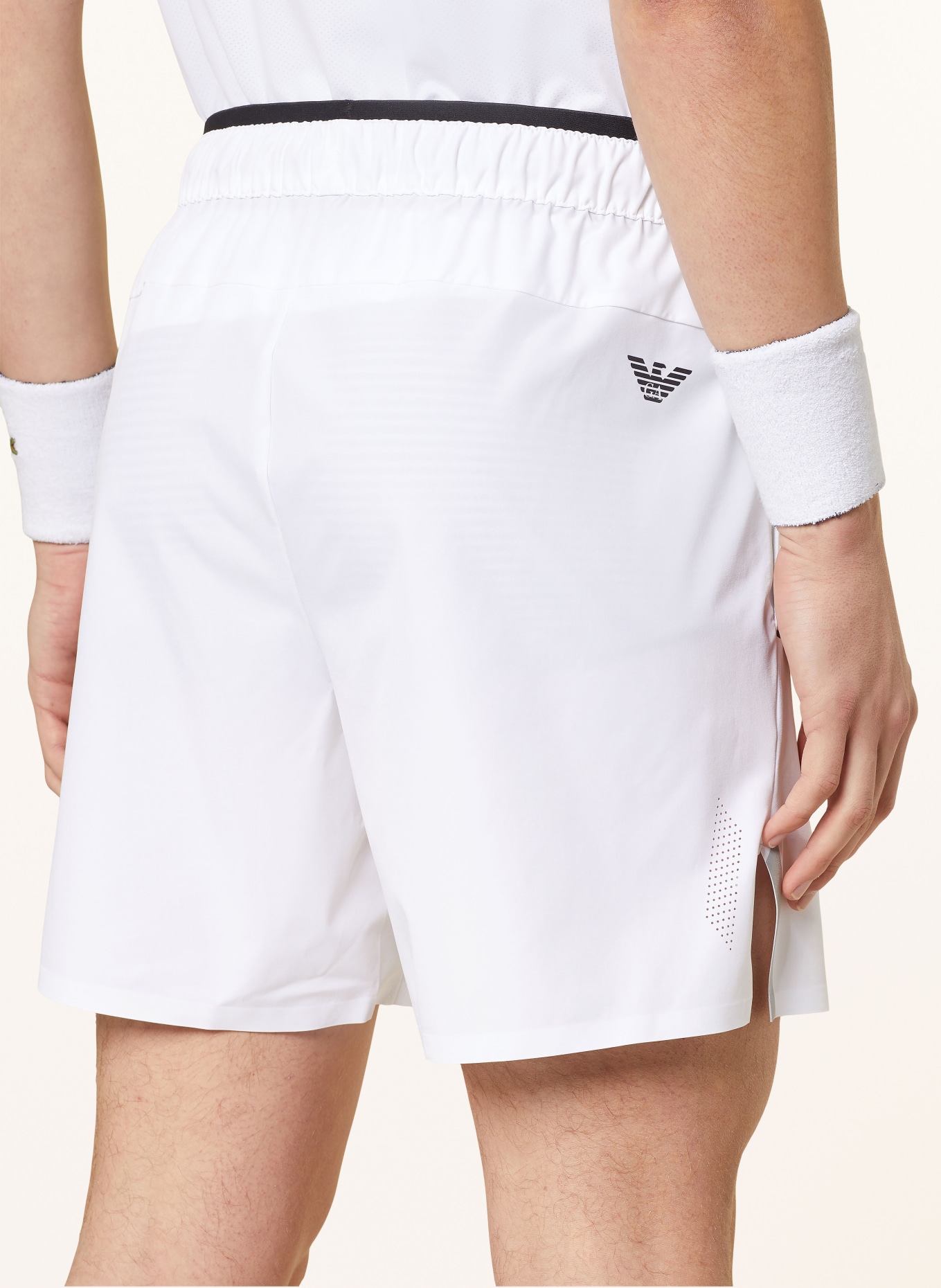 EA7 EMPORIO ARMANI Tennis shorts, Color: WHITE (Image 6)