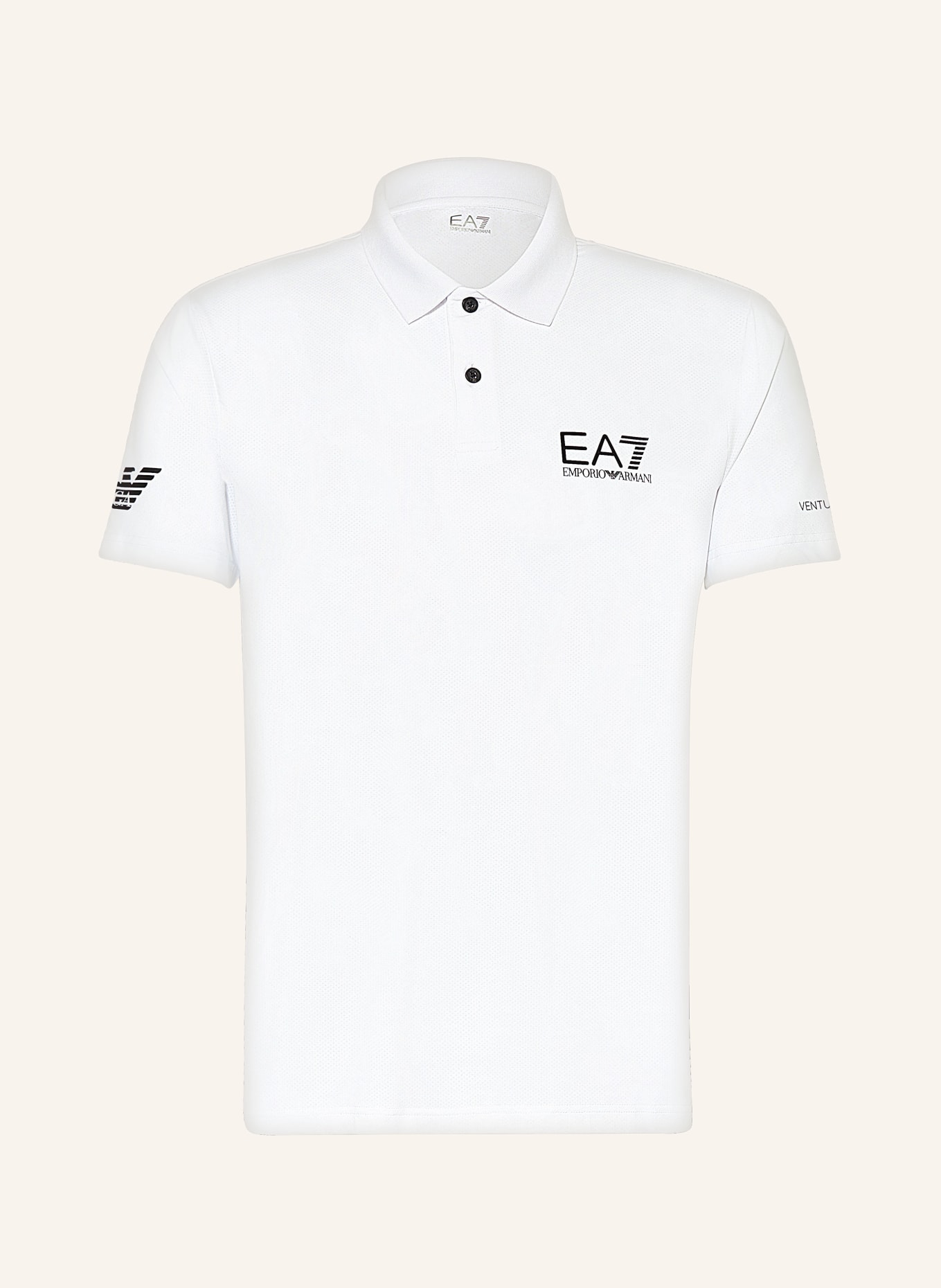 EA7 EMPORIO ARMANI Performance polo shirt PJEMZ, Color: WHITE (Image 1)