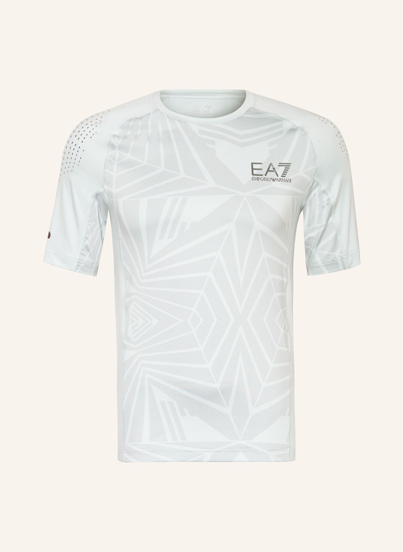 EA7 EMPORIO ARMANI T-Shirt, Farbe: MINT/ HELLGRAU (Bild 1)
