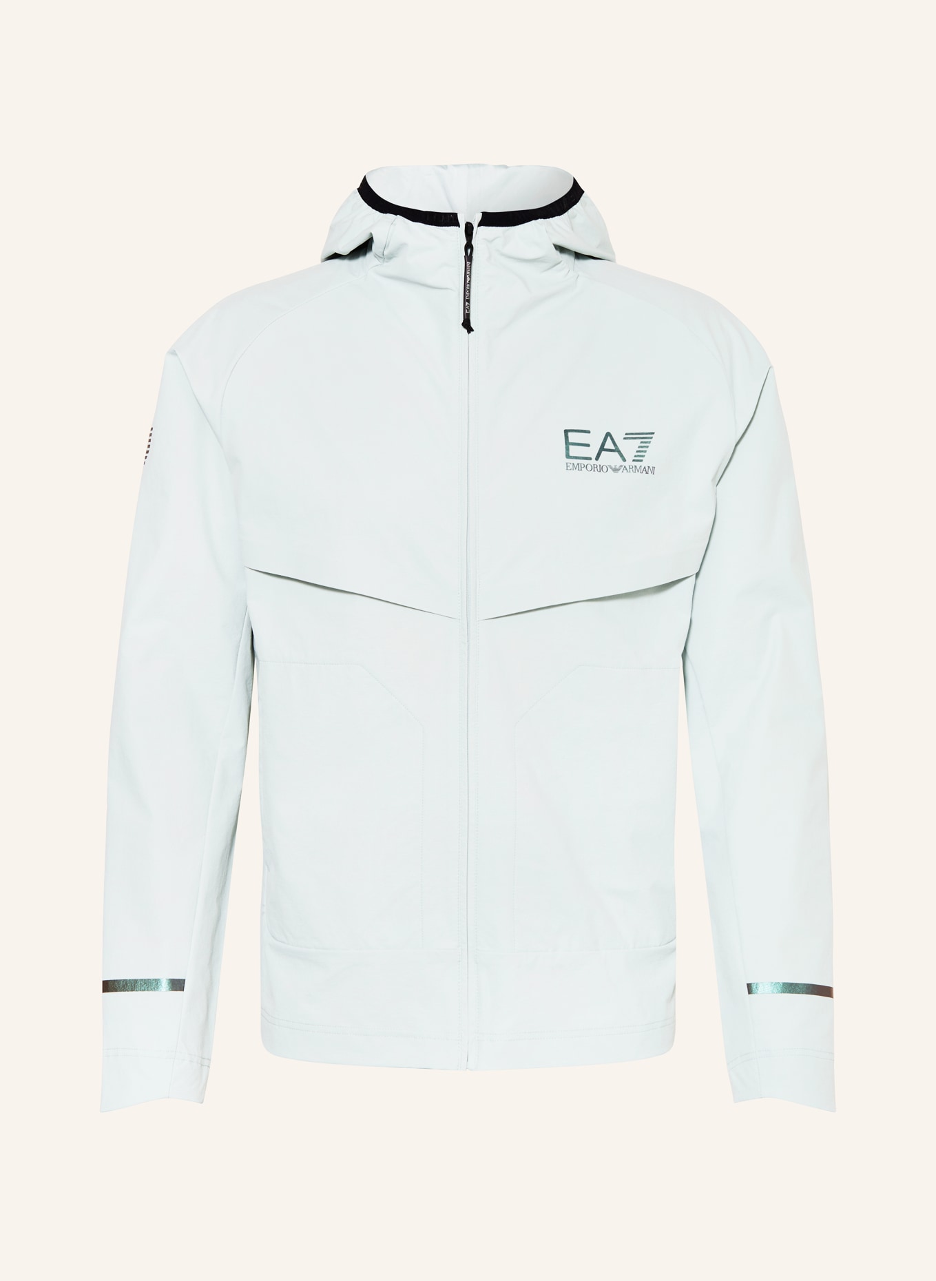 EA7 EMPORIO ARMANI Tennis jacket DYNAMIC ATHLETE, Color: MINT (Image 1)