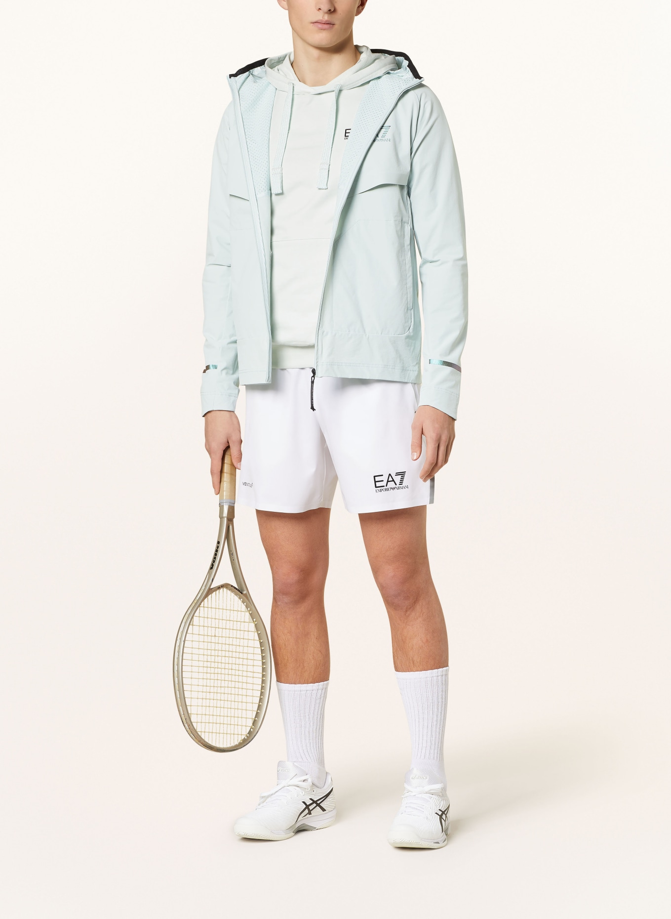 EA7 EMPORIO ARMANI Tennis jacket DYNAMIC ATHLETE, Color: MINT (Image 2)