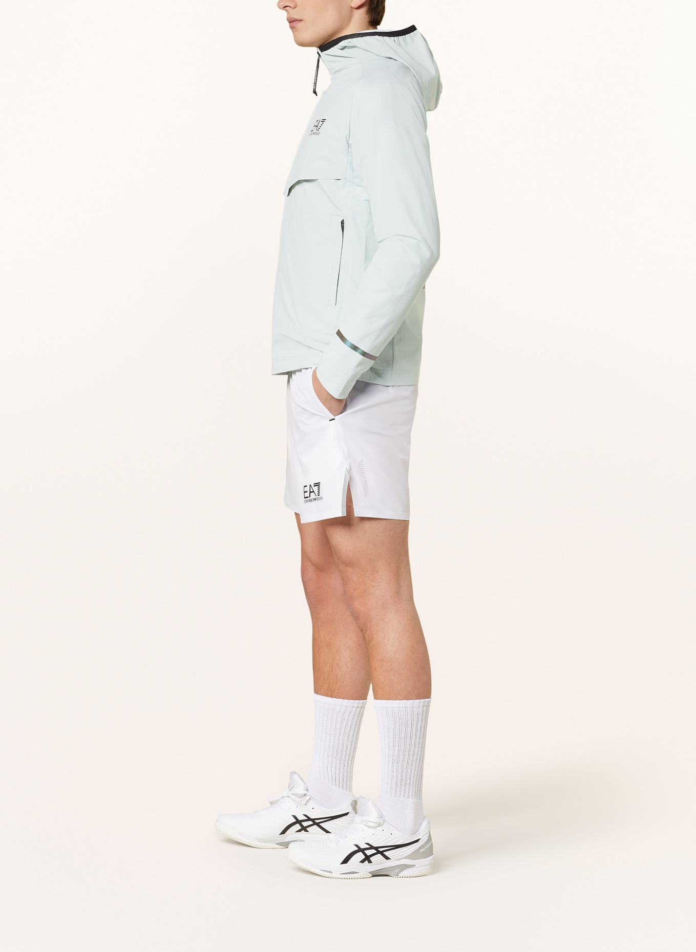 EA7 EMPORIO ARMANI Tennis jacket DYNAMIC ATHLETE, Color: MINT (Image 4)