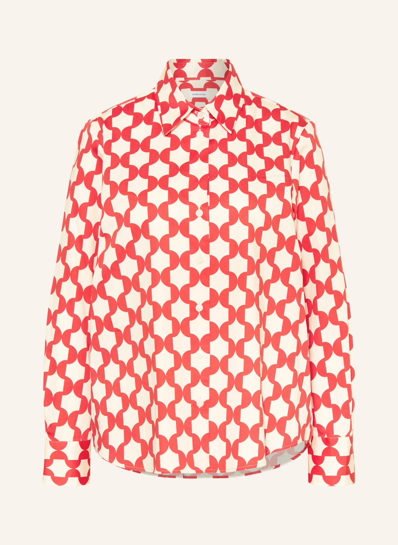 seidensticker Shirt blouse, Color: RED/ CREAM (Image 1)