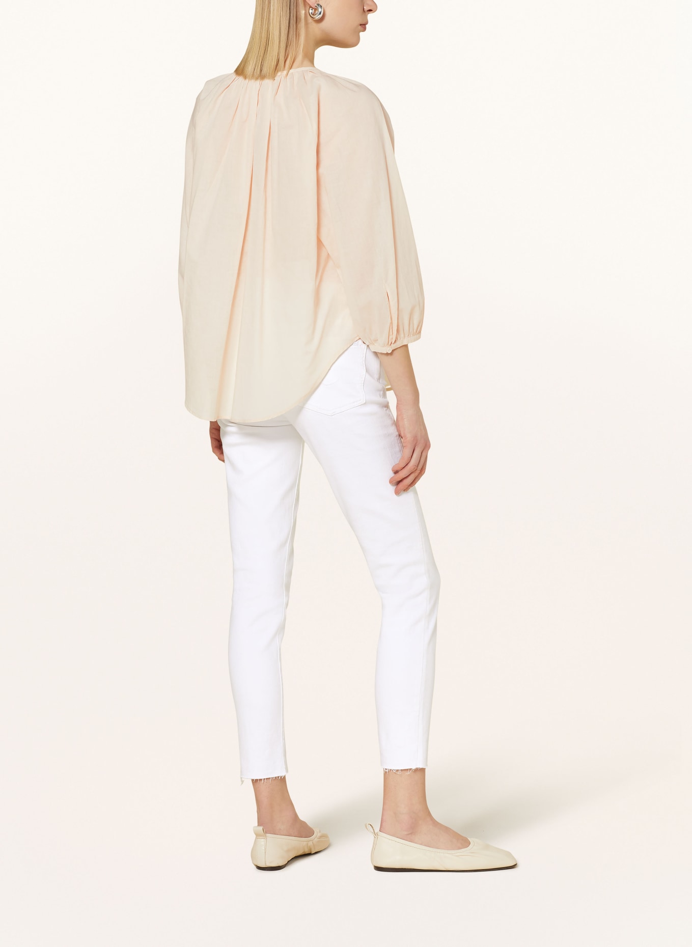 seidensticker Shirt blouse with 3/4 sleeves, Color: CREAM (Image 3)