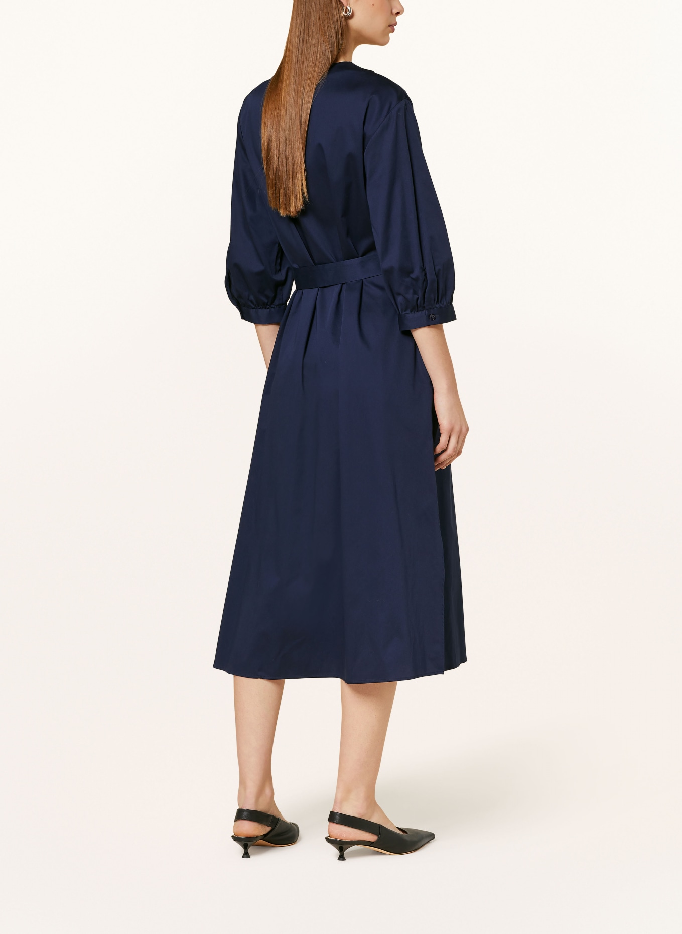 seidensticker Dress with 3/4 sleeves, Color: DARK BLUE (Image 3)