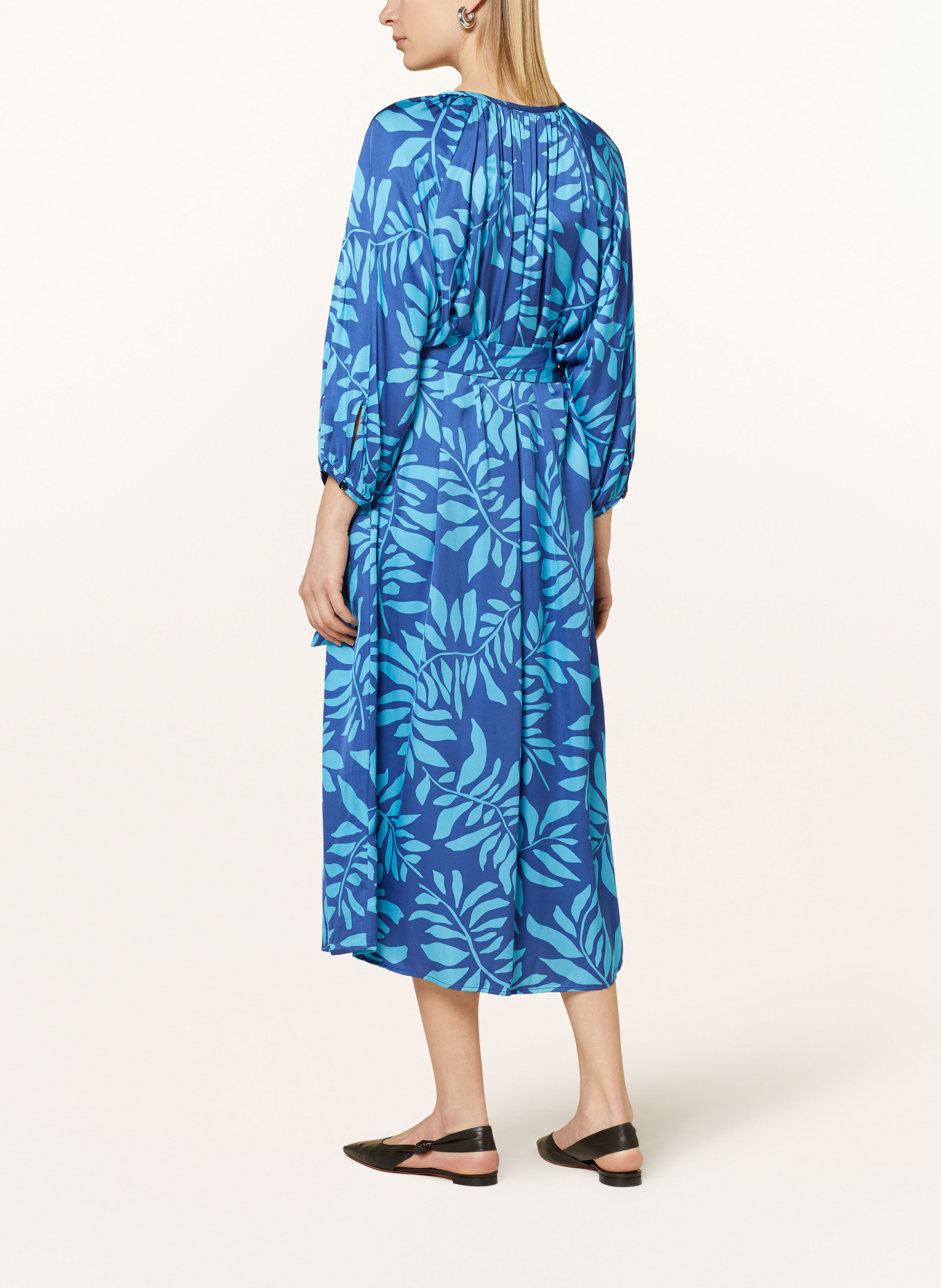 seidensticker Dress with 3/4 sleeves, Color: BLUE/ LIGHT BLUE (Image 3)