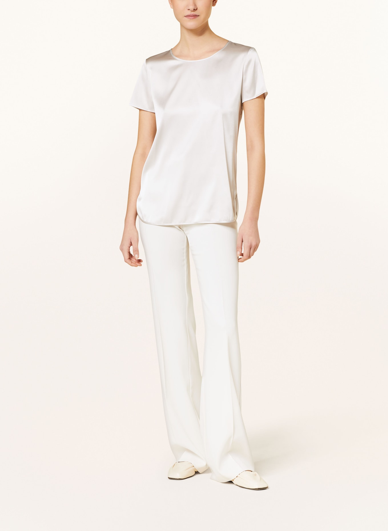 MaxMara LEISURE Shirt blouse CORTONA in silk, Color: 004 ICE (Image 2)