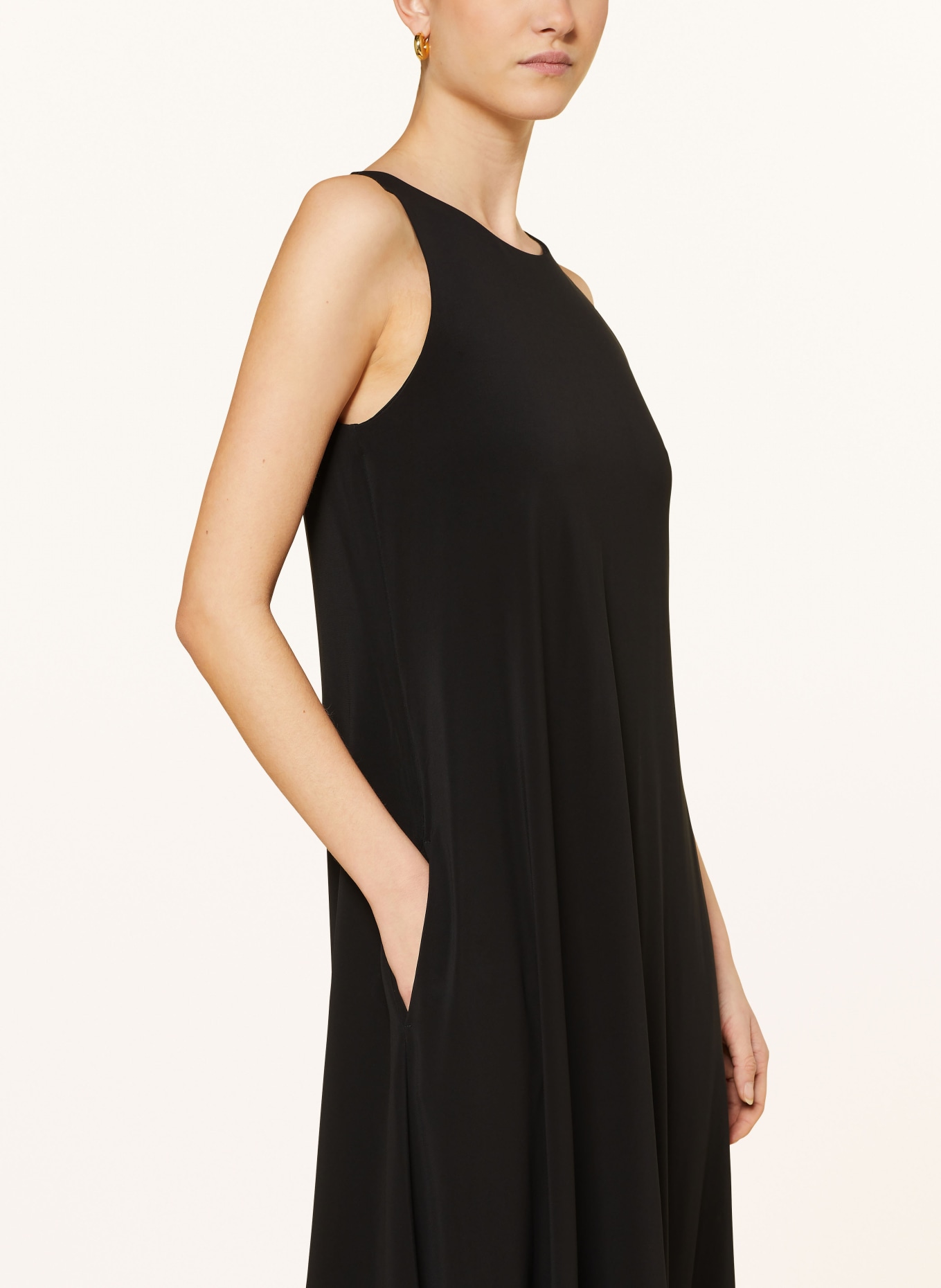 MaxMara LEISURE Jersey dress SUPREMO, Color: BLACK (Image 4)
