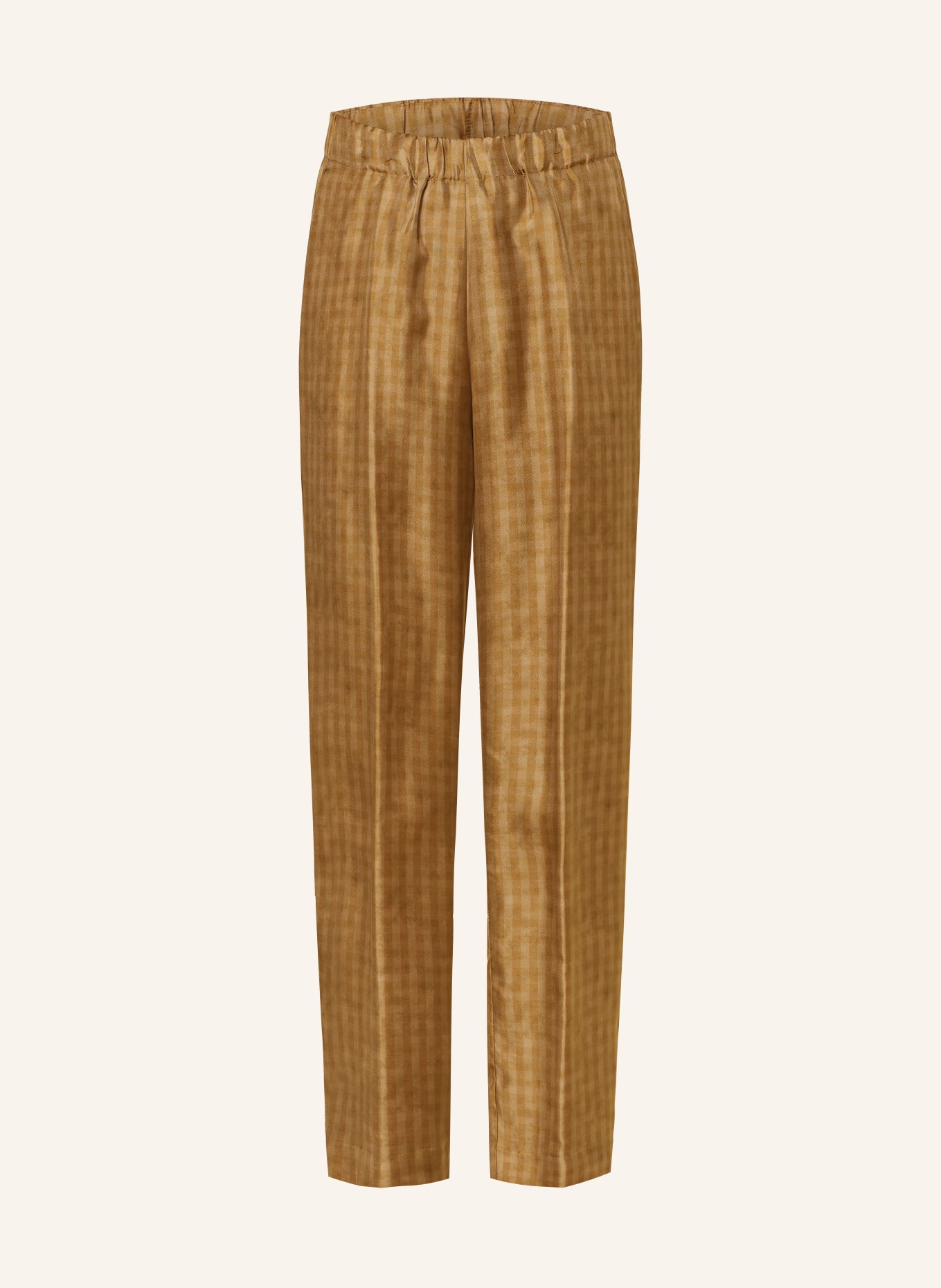 Kiltie Silk pants, Color: BEIGE (Image 1)