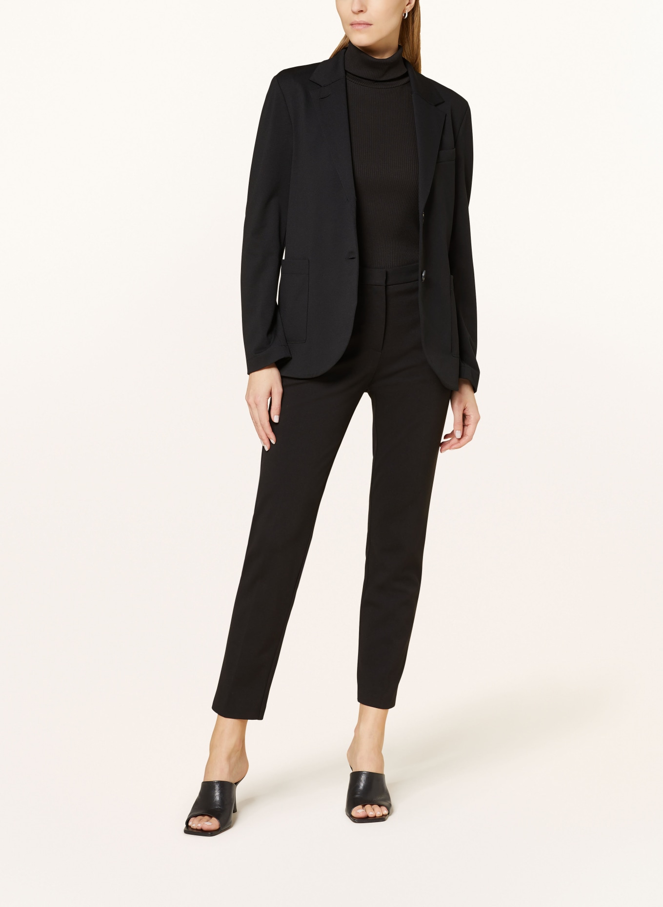 HARRIS WHARF LONDON Jersey blazer, Color: BLACK (Image 2)