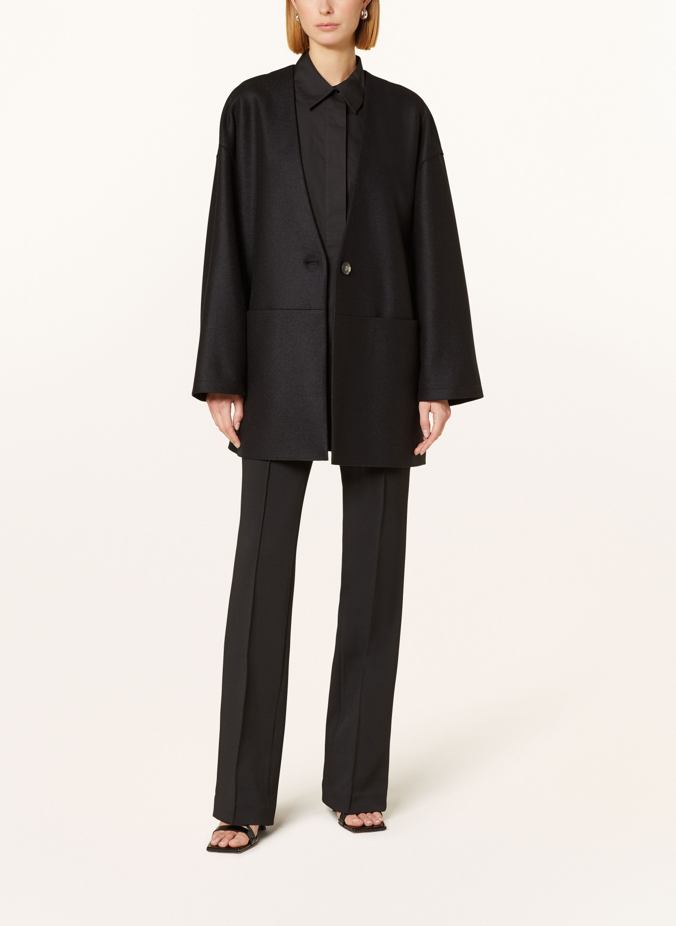 HARRIS WHARF LONDON Jacket, Color: BLACK (Image 2)