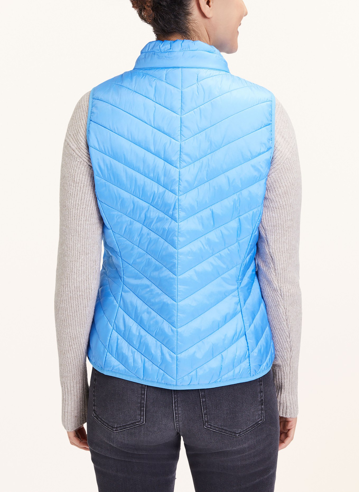 Betty Barclay Quilted vest, Color: BLUE (Image 3)
