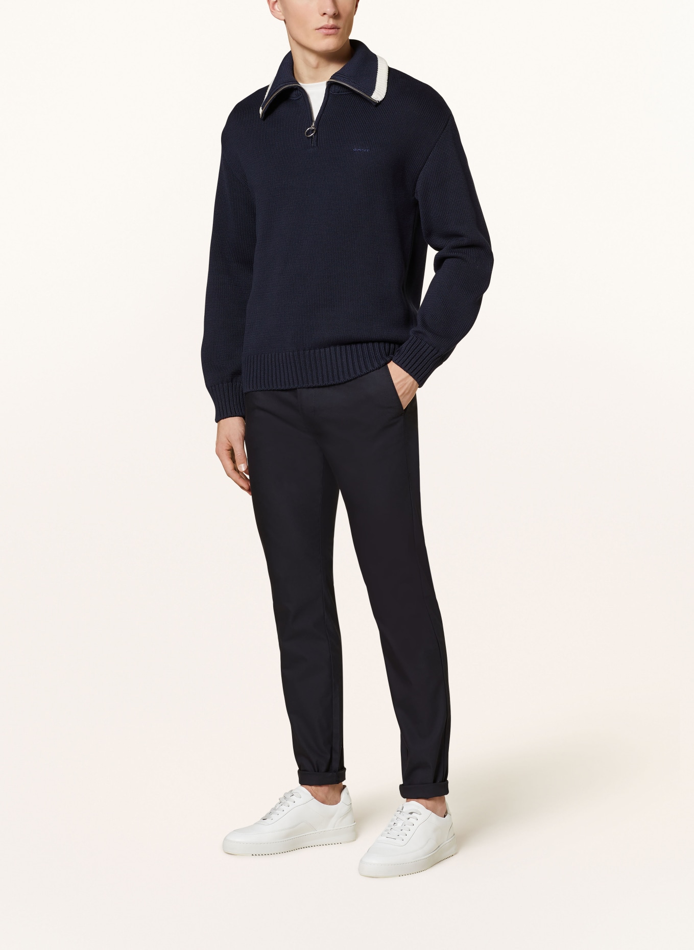 MAC Chinos GRIFFIN tapered fit, Color: DARK BLUE (Image 2)