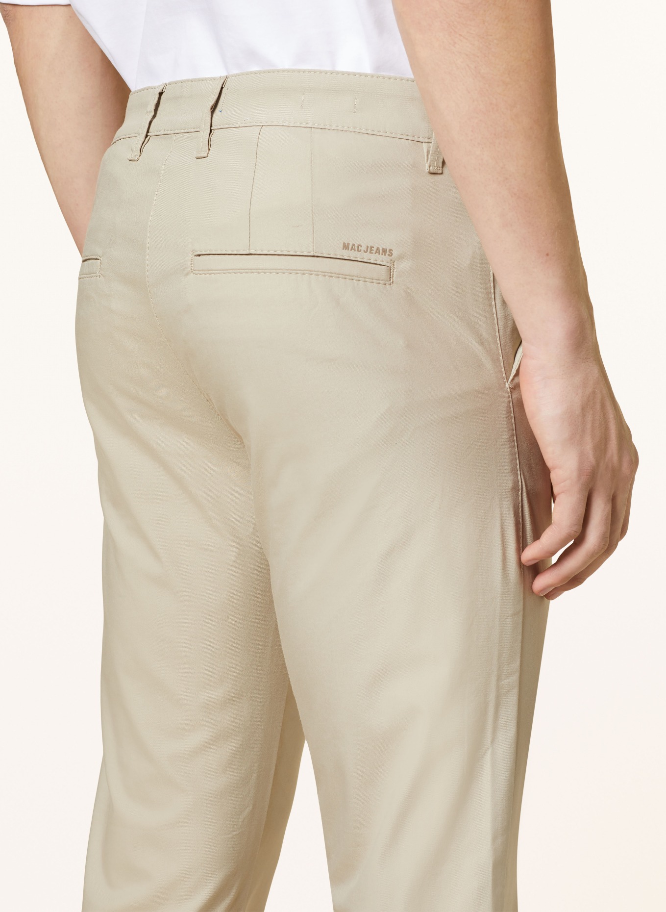 MAC Chino GRIFFIN Tapered Fit, Farbe: HELLBRAUN (Bild 6)