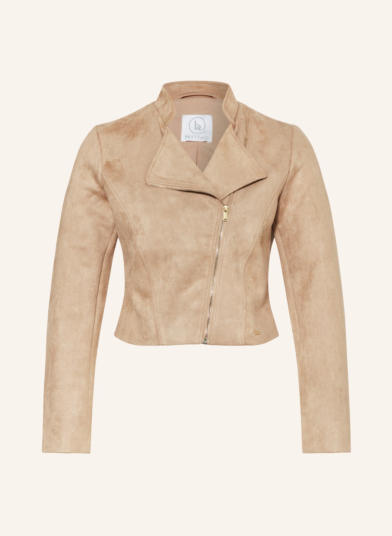 BETTY&CO Jacket in leather look, Color: BEIGE (Image 1)