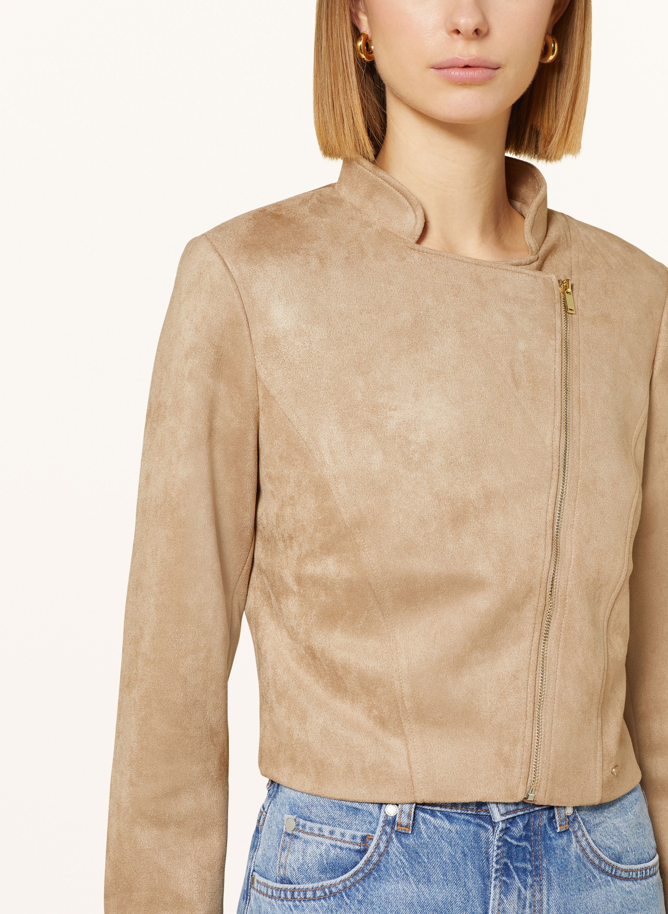 BETTY&CO Jacket in leather look, Color: BEIGE (Image 4)