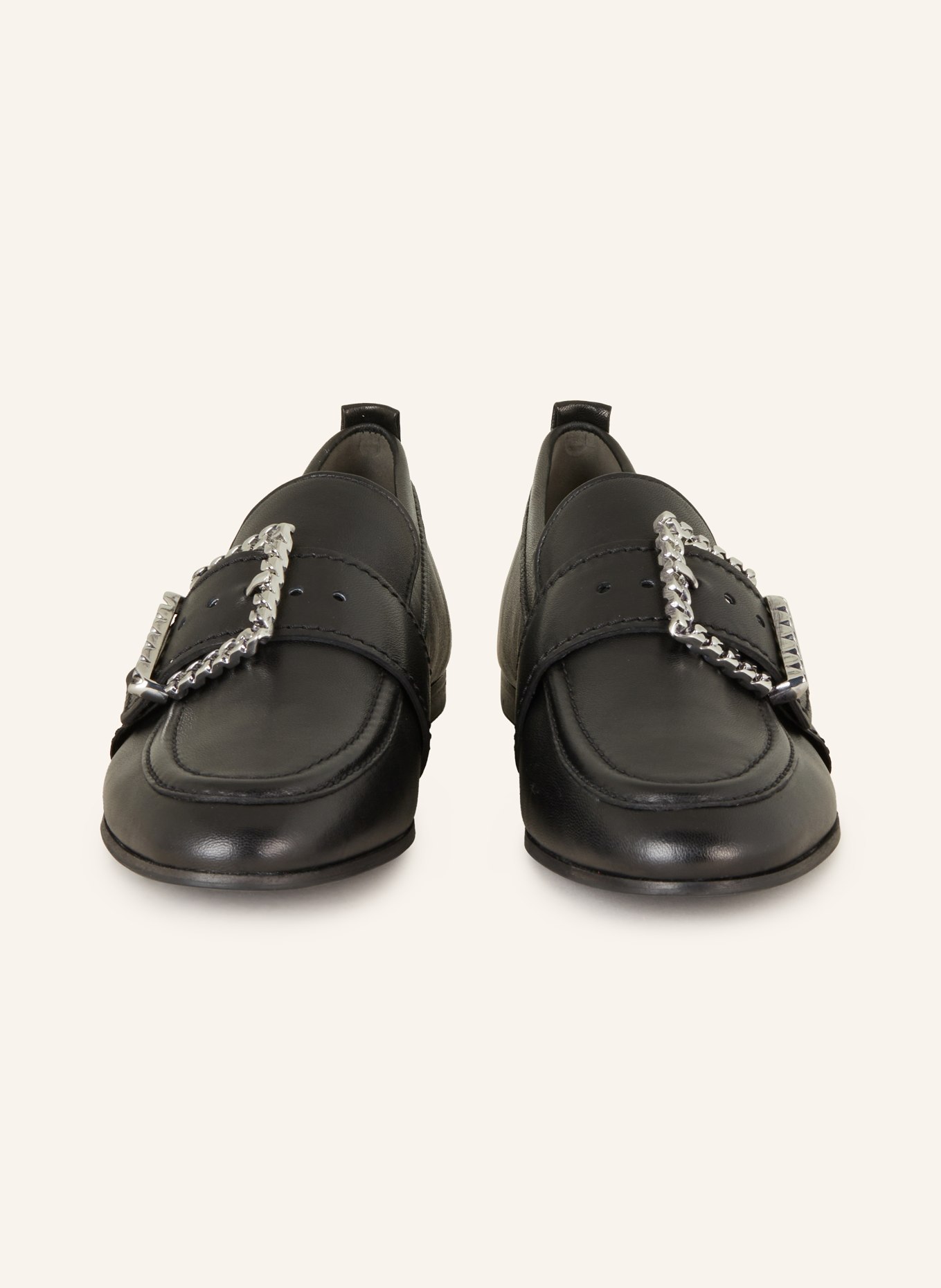 KENNEL & SCHMENGER Loafers EMMA, Color: BLACK/ SILVER (Image 3)