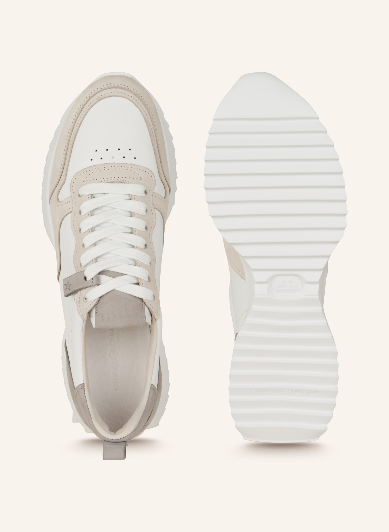 KENNEL & SCHMENGER Sneakers PULL, Color: WHITE/ CREAM/ GRAY (Image 5)