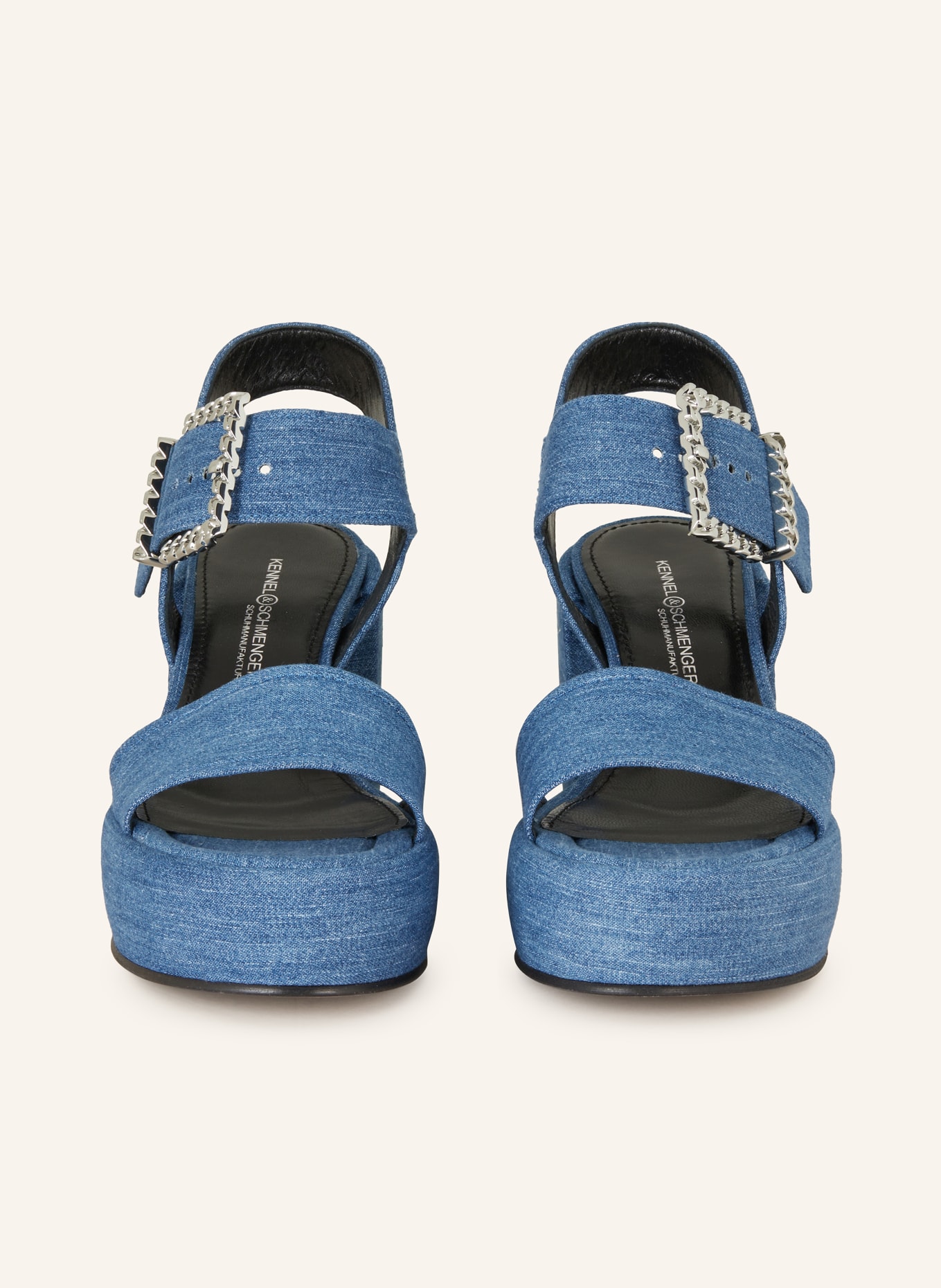 KENNEL & SCHMENGER Sandals MILA, Color: BLUE (Image 3)