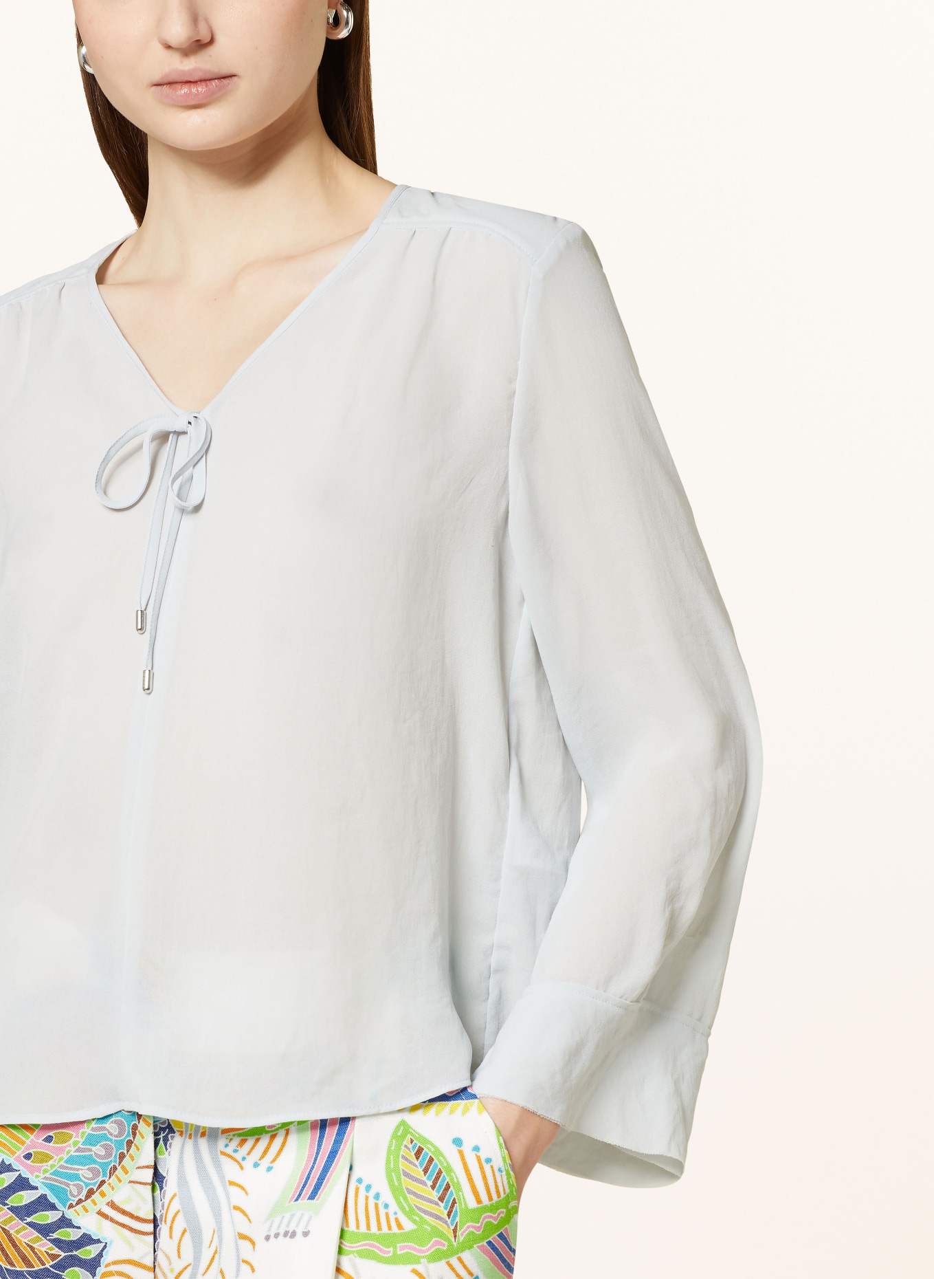 MARC CAIN Shirt blouse, Color: 302 smoky ice new (Image 4)