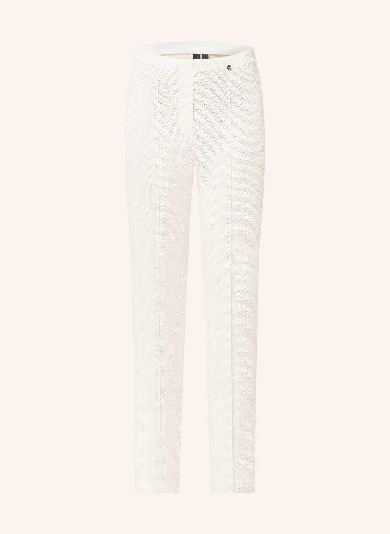 MARC CAIN Knit trousers FREDERICA, Color: 110 off (Image 1)
