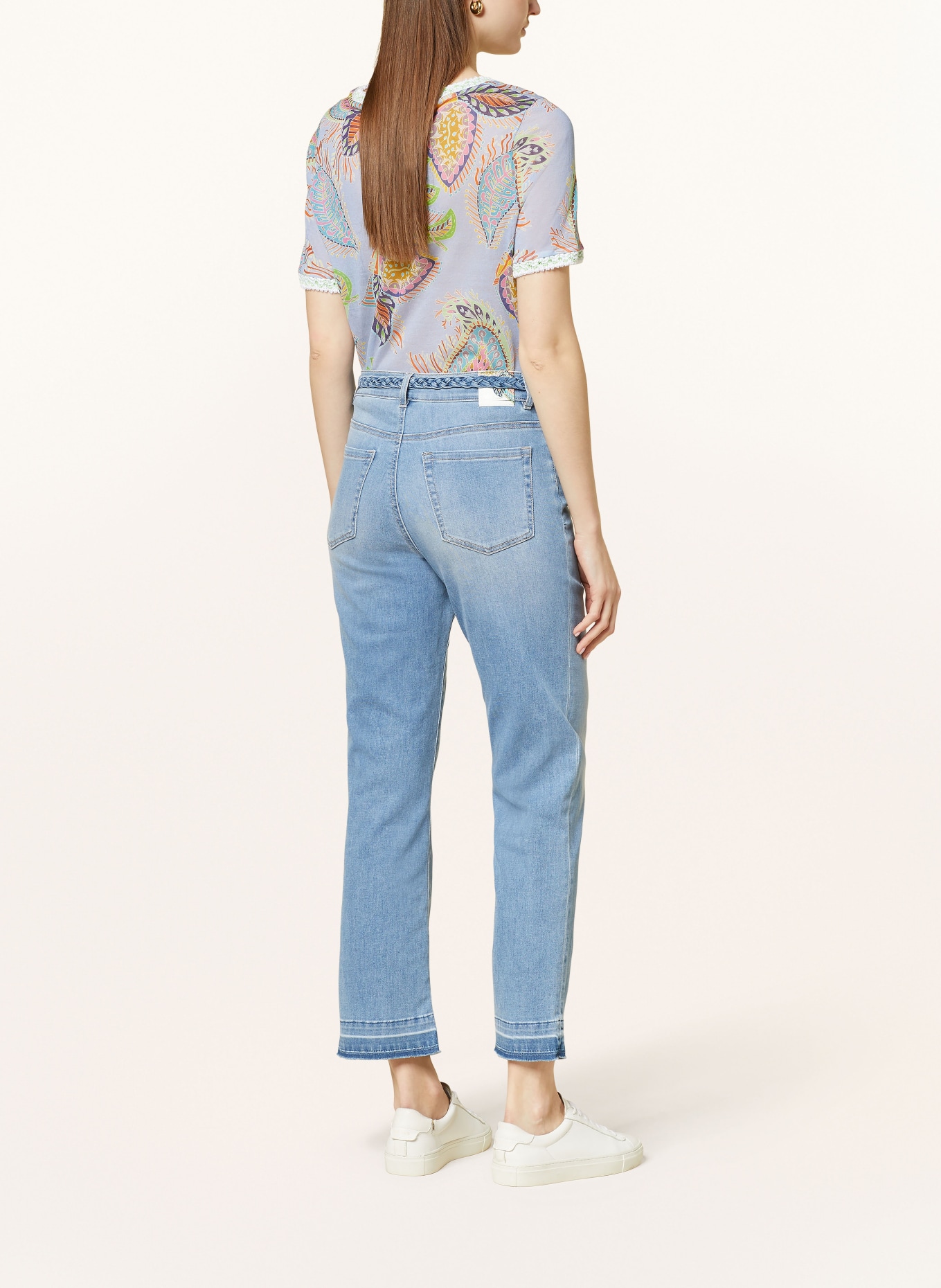 MARC CAIN 7/8 jeans FYLI, Color: 351 baby blue (Image 3)