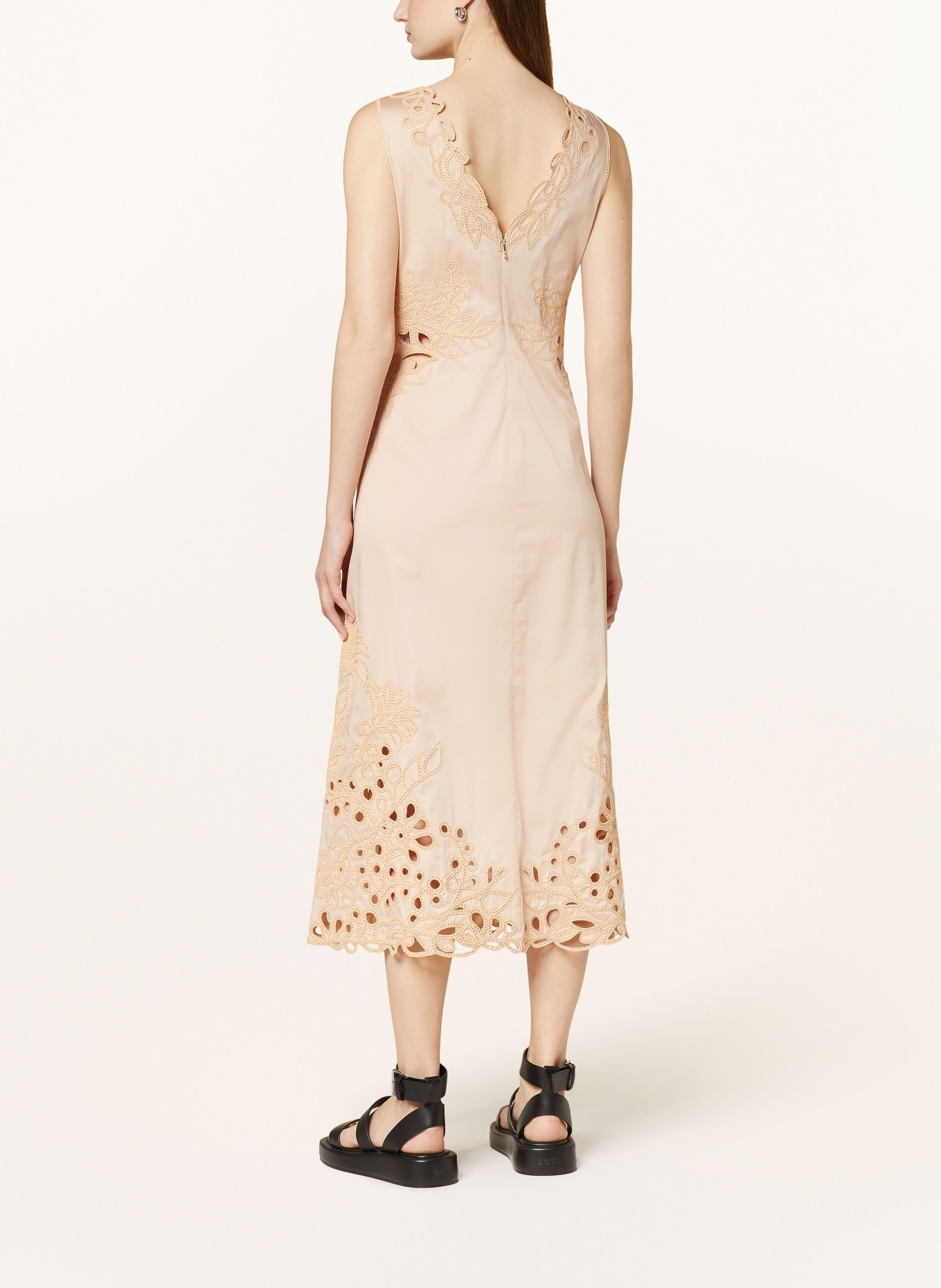 MARC CAIN Dress with lace, Color: 203 soft rose (Image 3)