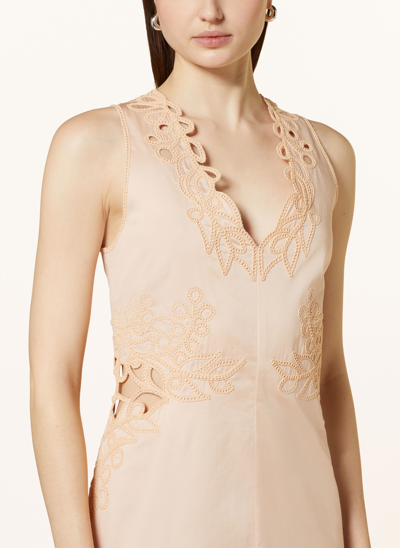 MARC CAIN Dress with lace, Color: 203 soft rose (Image 4)