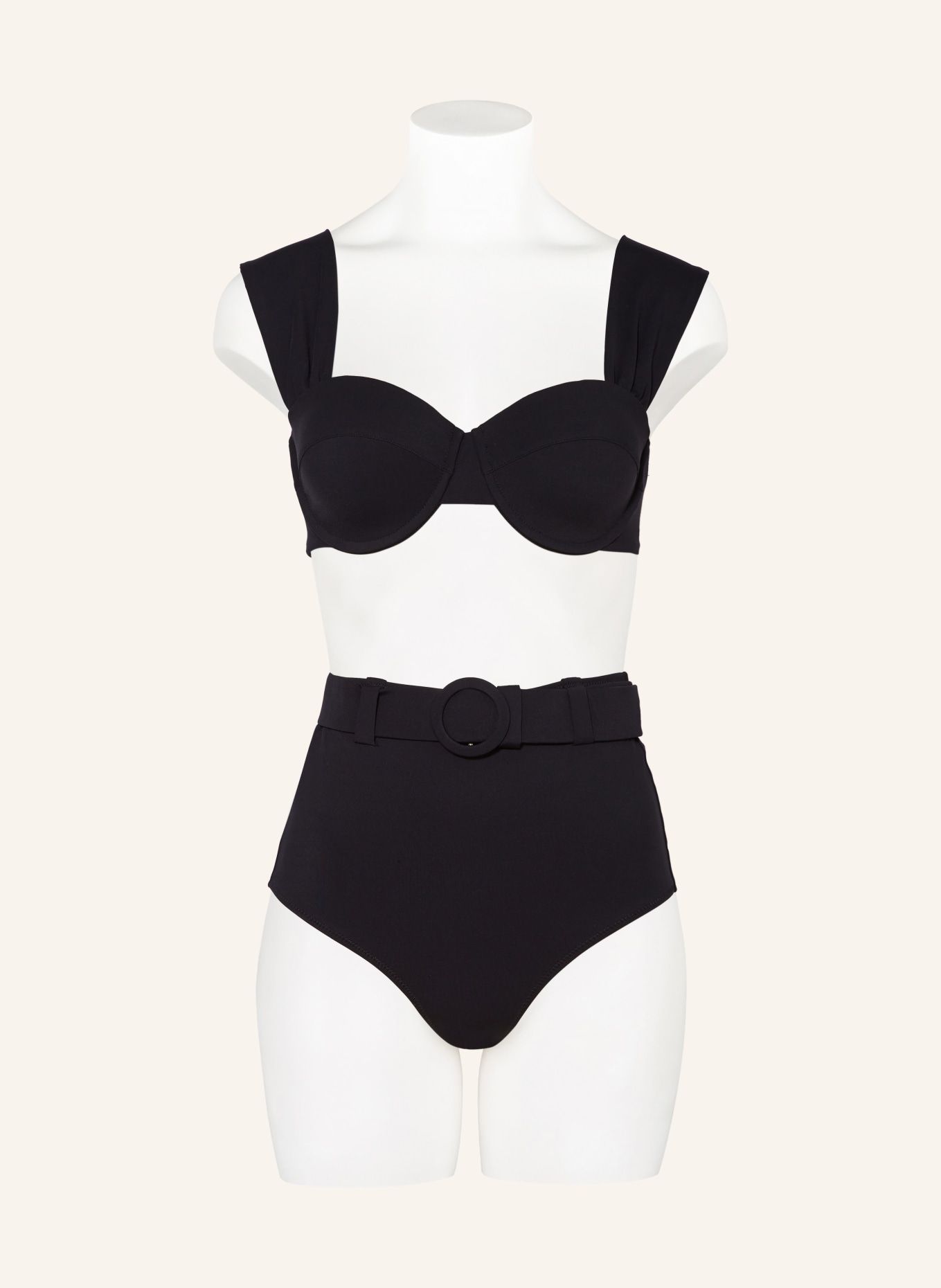 EVARAE Underwired bikini top AUDREY, Color: BLACK (Image 2)